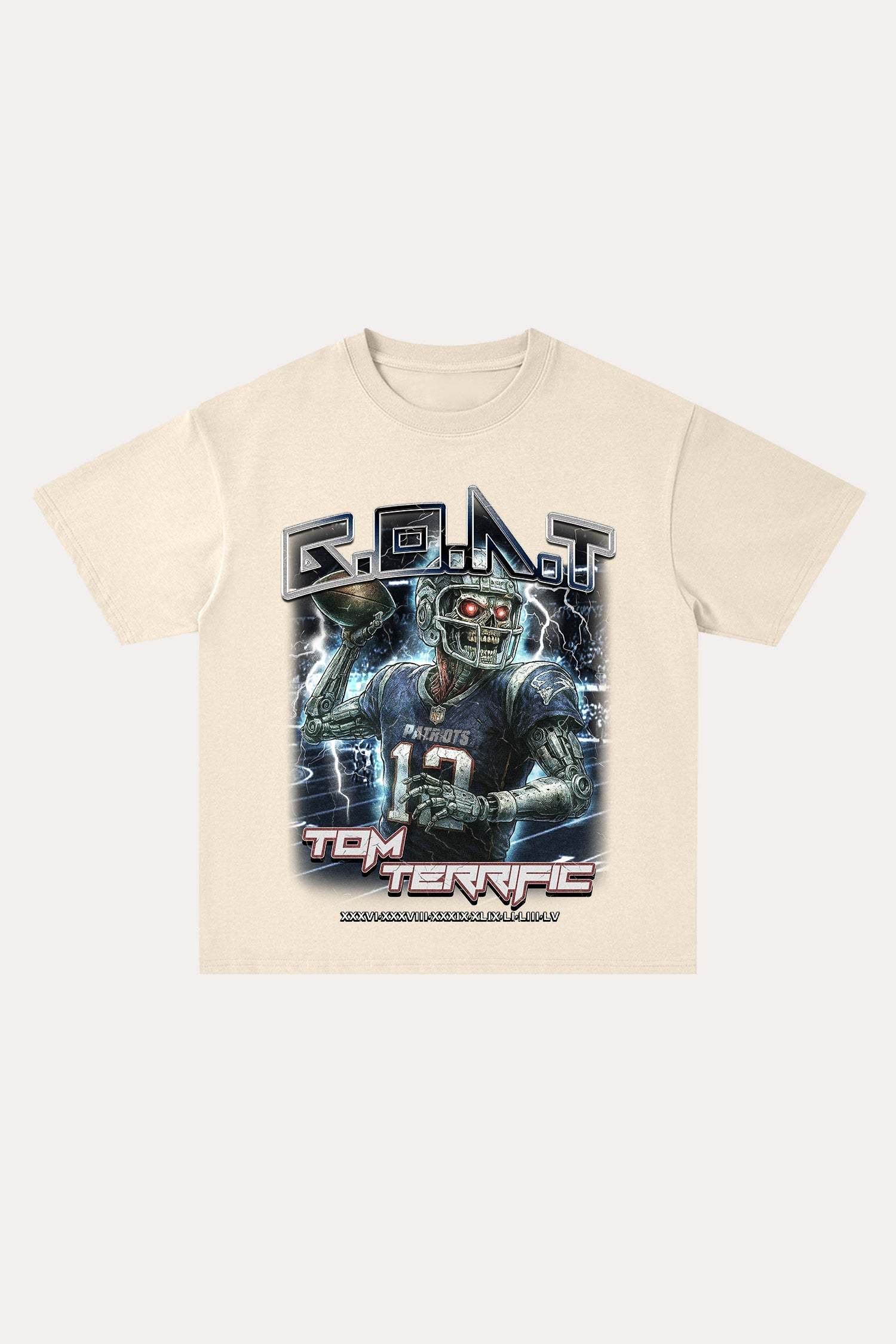 Evilnova Goat Cotton Oversize T-Shirt-Evilnova