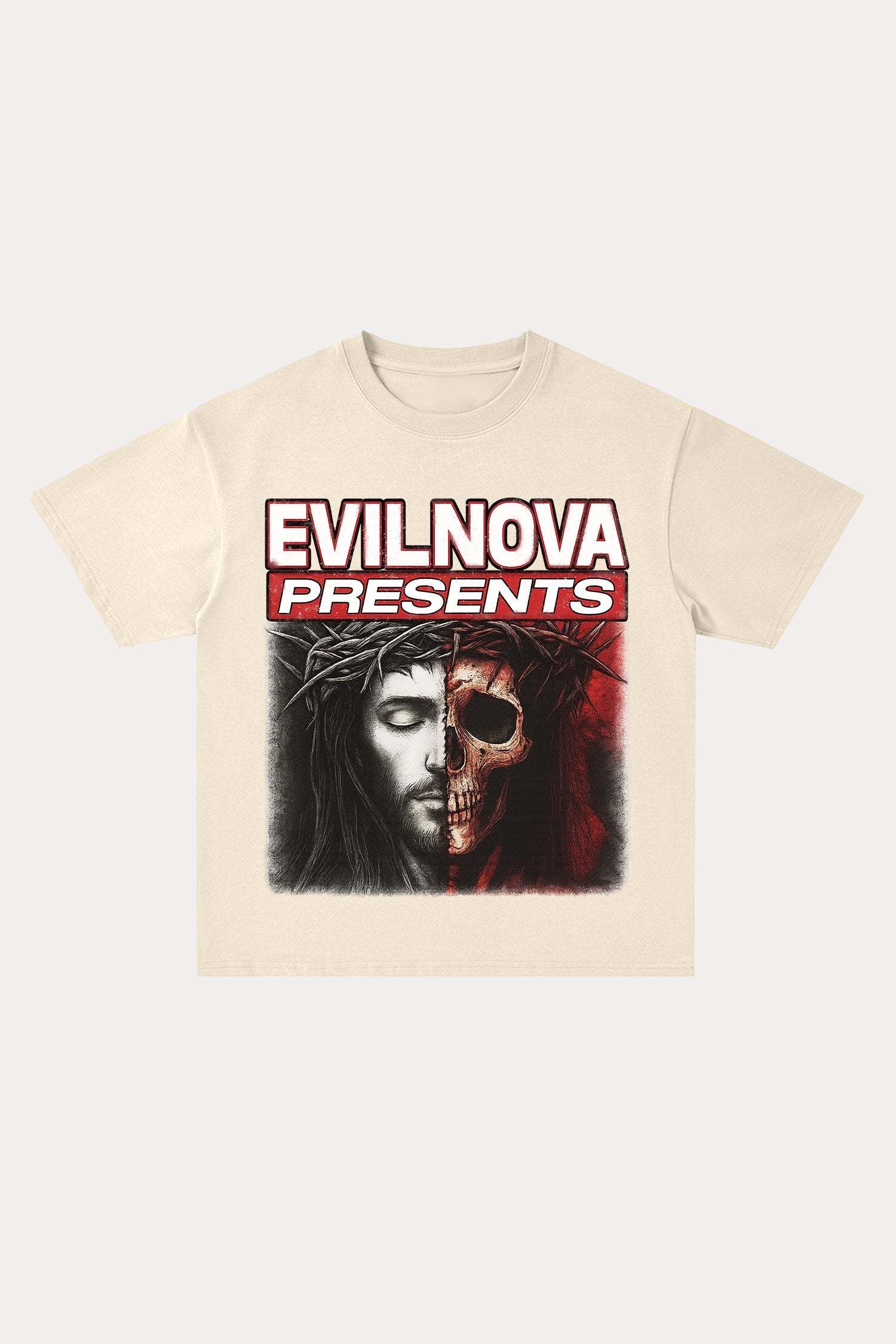 Evilnova Balance Cotton Oversize T-Shirt-Evilnova