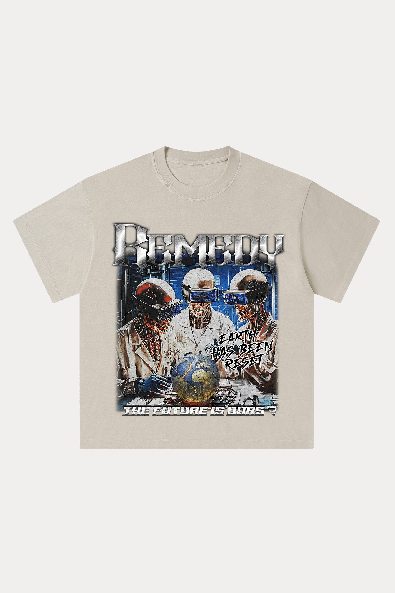 Evilnova Remedy Washed Streetwear T-Shirt-Evilnova