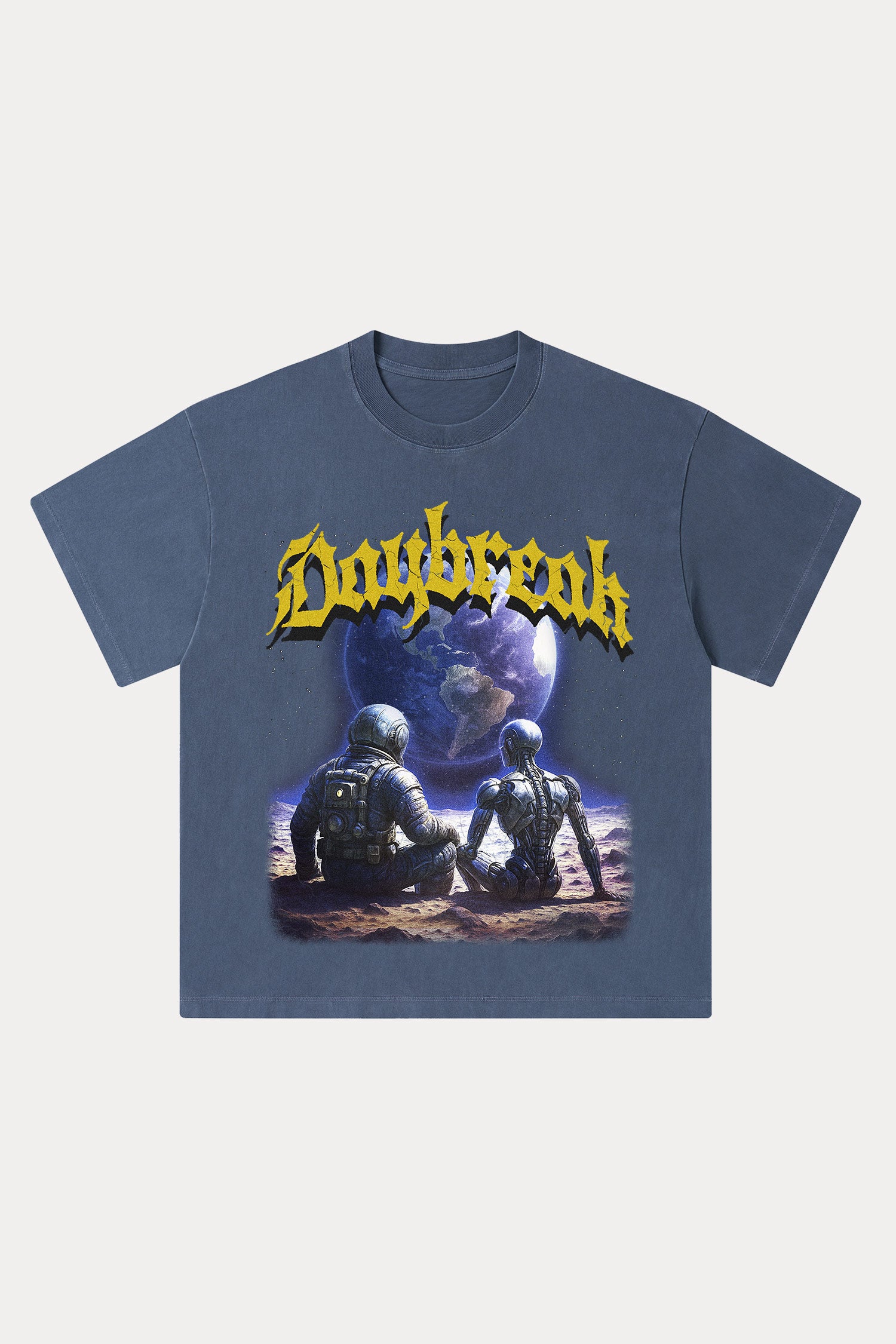 Evilnova Daybreak Washed Streetwear T-Shirt-Evilnova