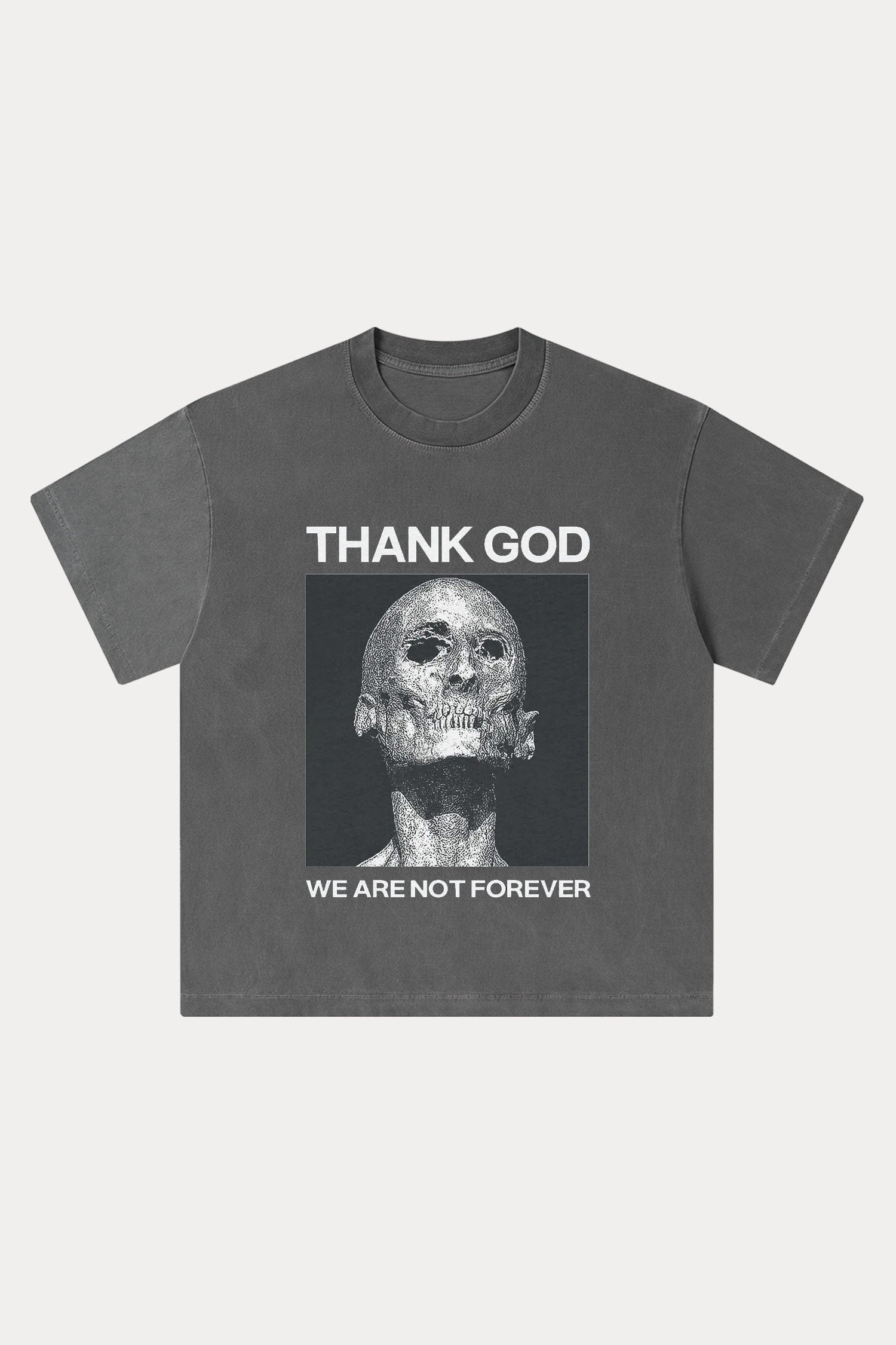 Evilnova We Are Not Forever Washed Streetwear T-Shirt-Evilnova