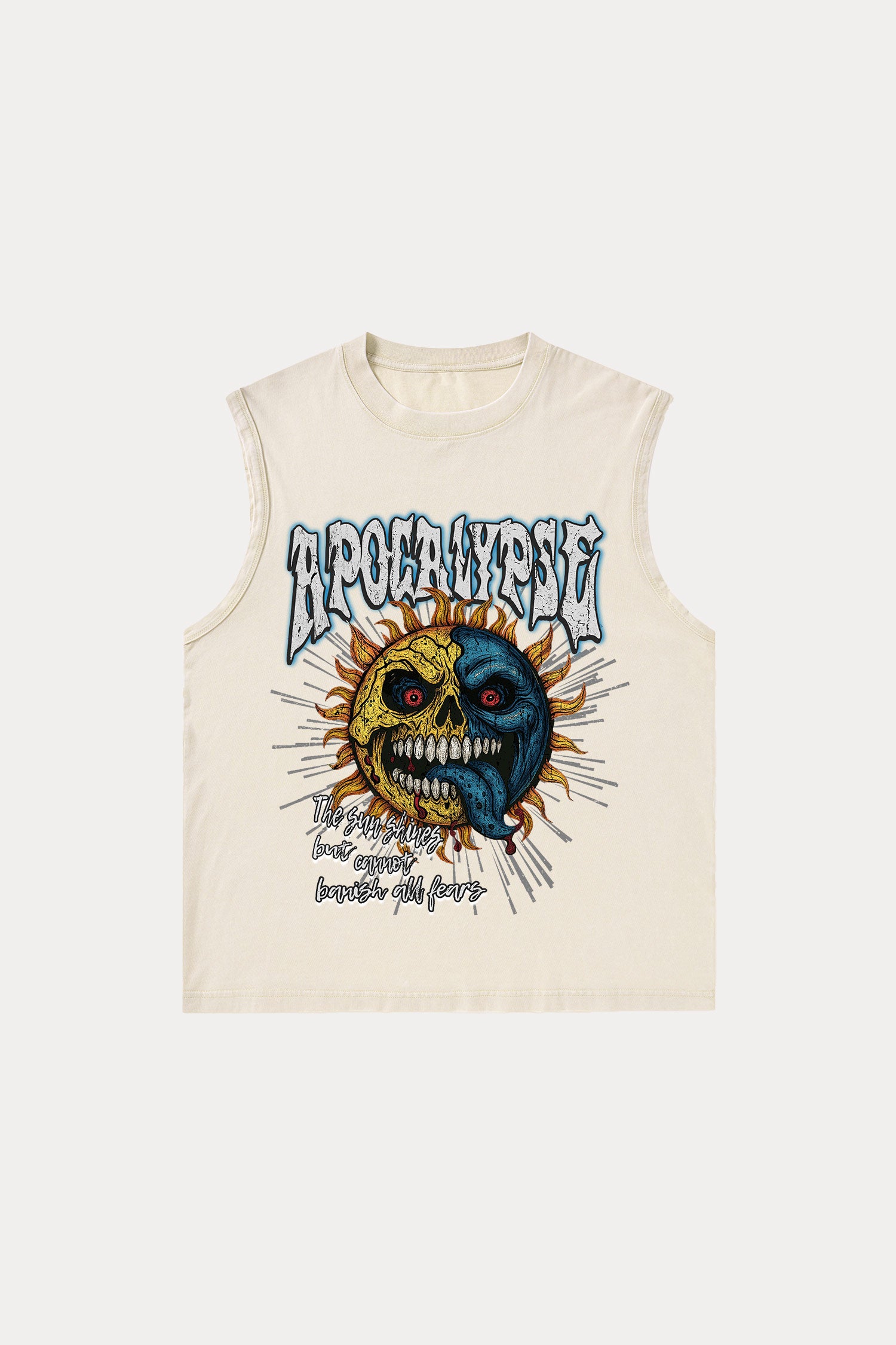 Evilnova Apocalypse Washed Tank Top-Evilnova