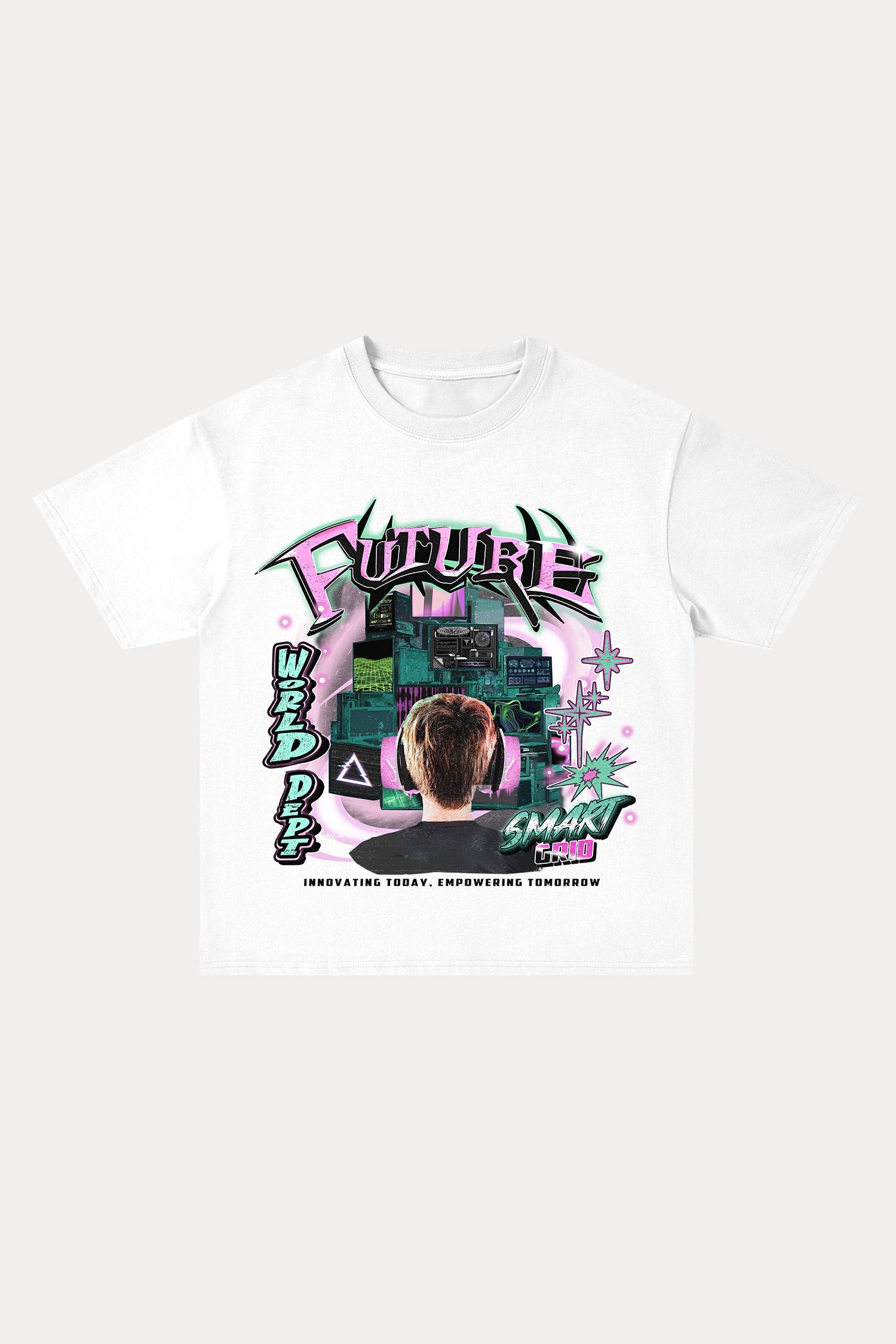 Evilnova Future Cotton Oversize T-Shirt-Evilnova