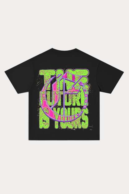 Evilnova Energy Figure Cotton Oversize T-Shirt-Evilnova