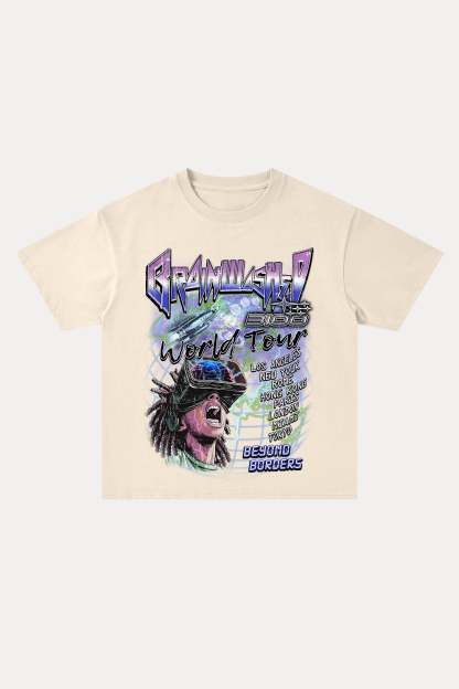 Evilnova Brainwashed Cotton Oversize T-Shirt-Evilnova