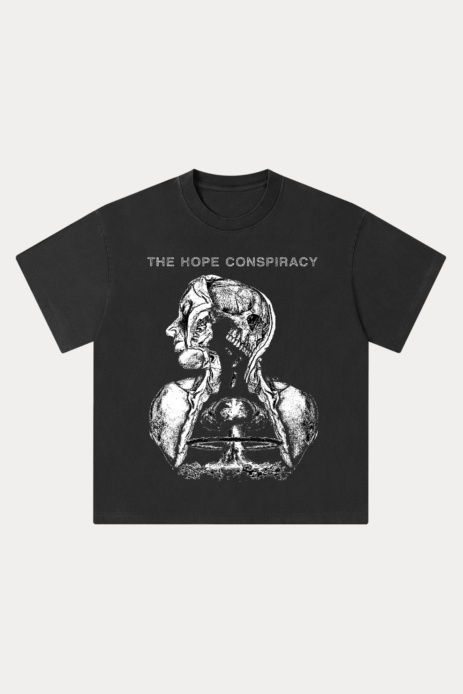 Evilnova Conspiracy Washed Streetwear T-Shirt-Evilnova
