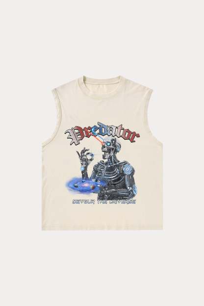 Evilnova Predator Washed Tank Top-Evilnova