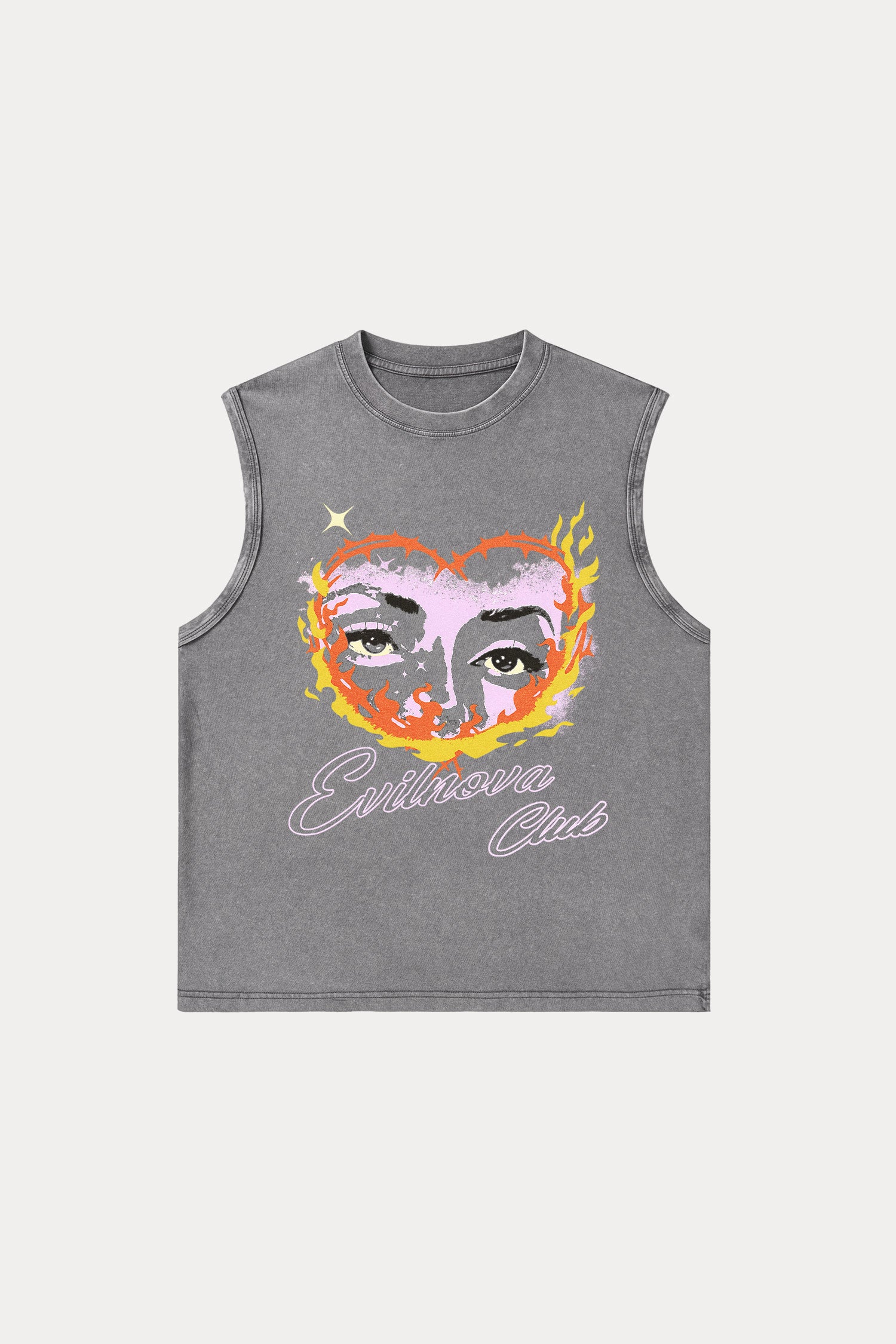 Evilnova Ignite Washed Tank Top-Evilnova