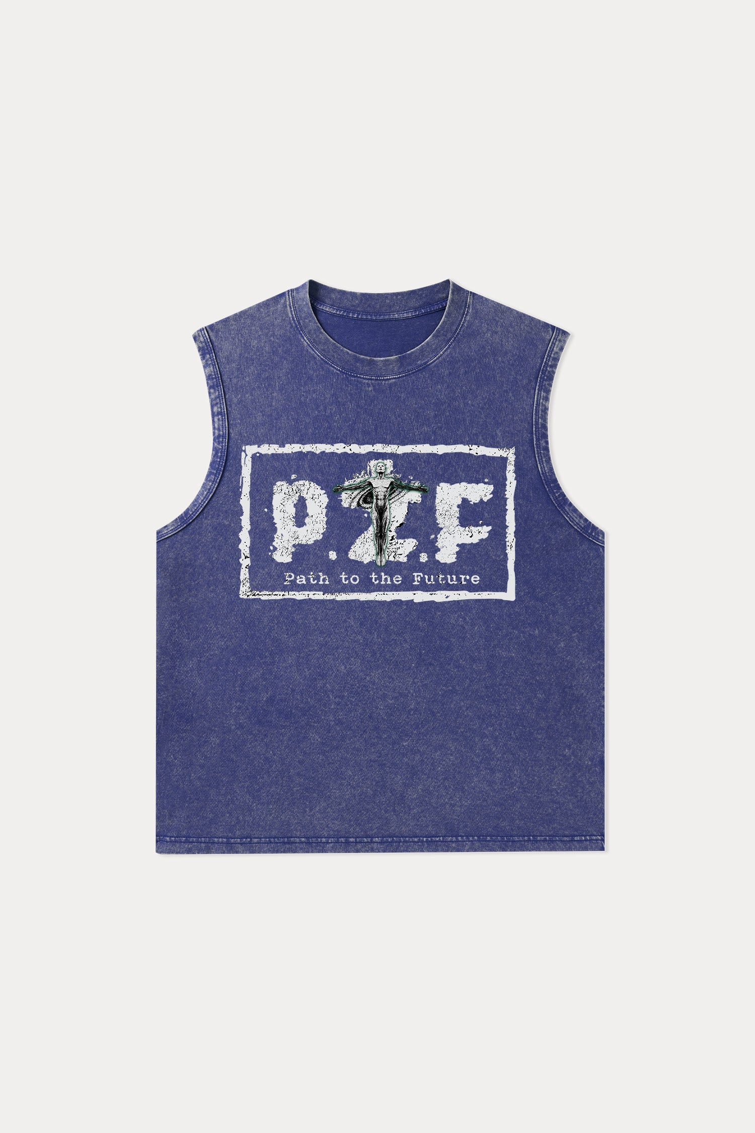 Evilnova P2F Washed Tank Top-Evilnova