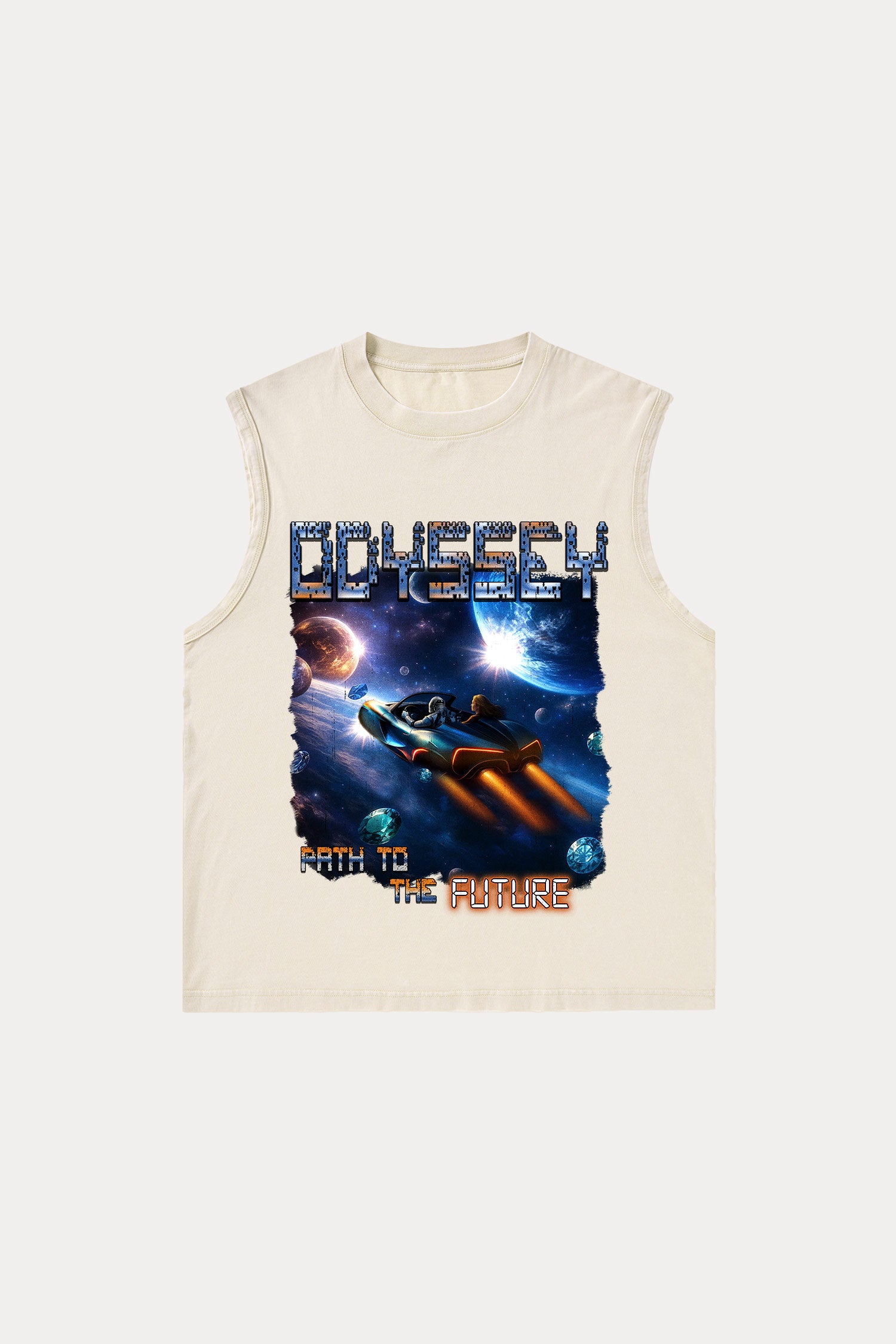 Evilnova Odyssey Washed Tank Top-Evilnova