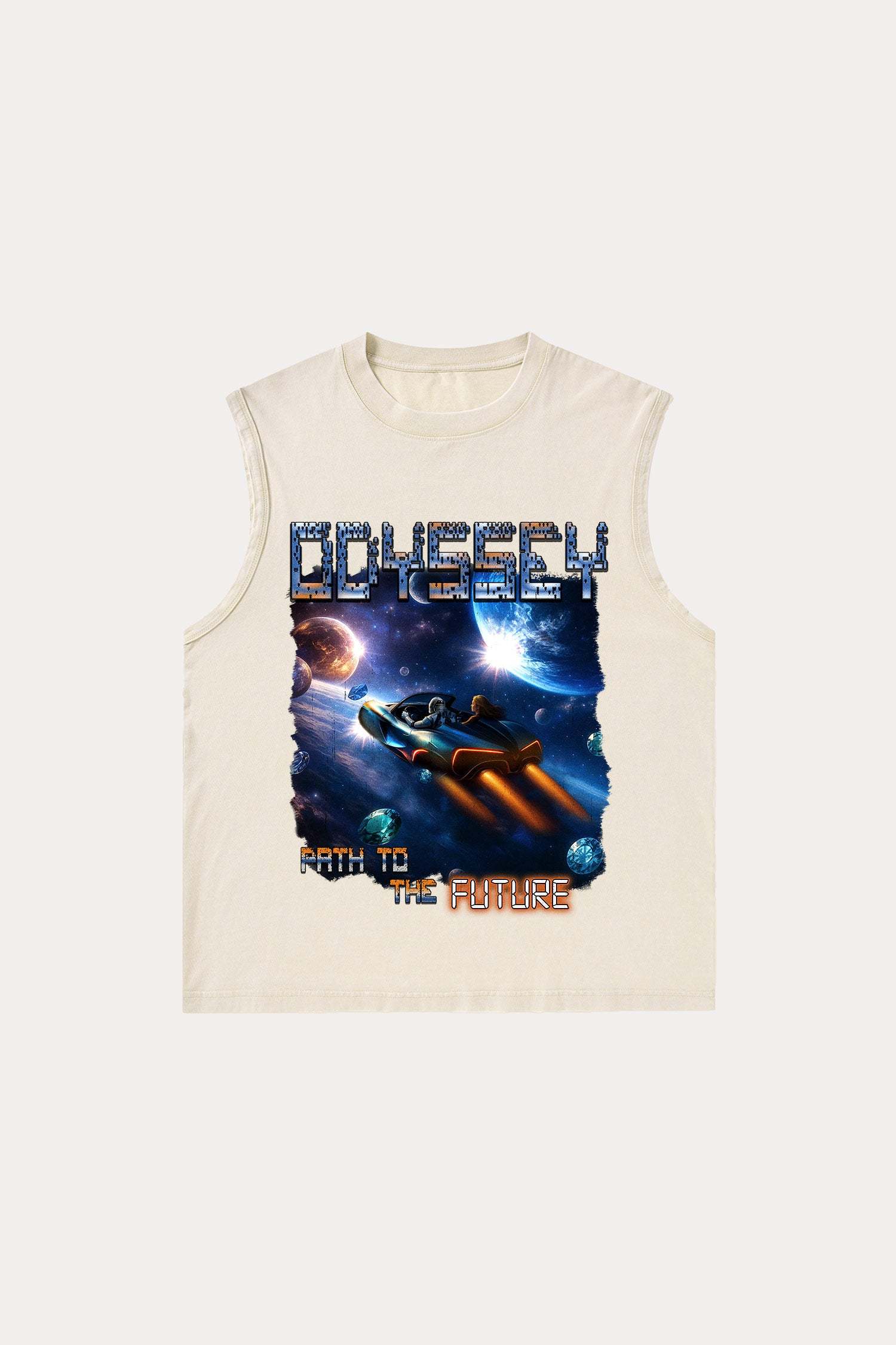 Evilnova Odyssey Washed Tank Top-Evilnova