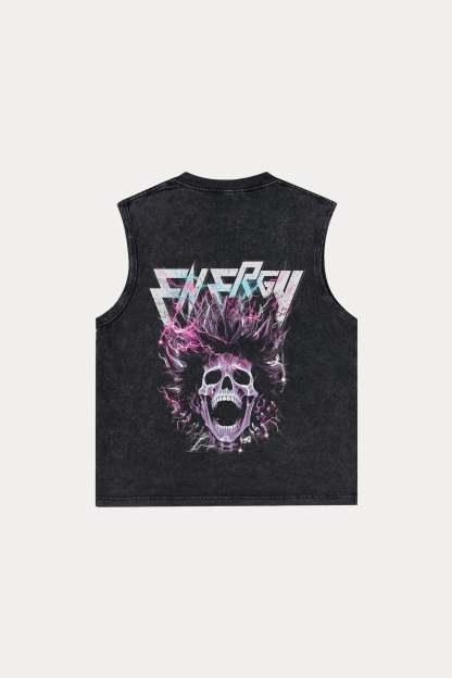Evilnova Energy Washed Tank Top-Evilnova