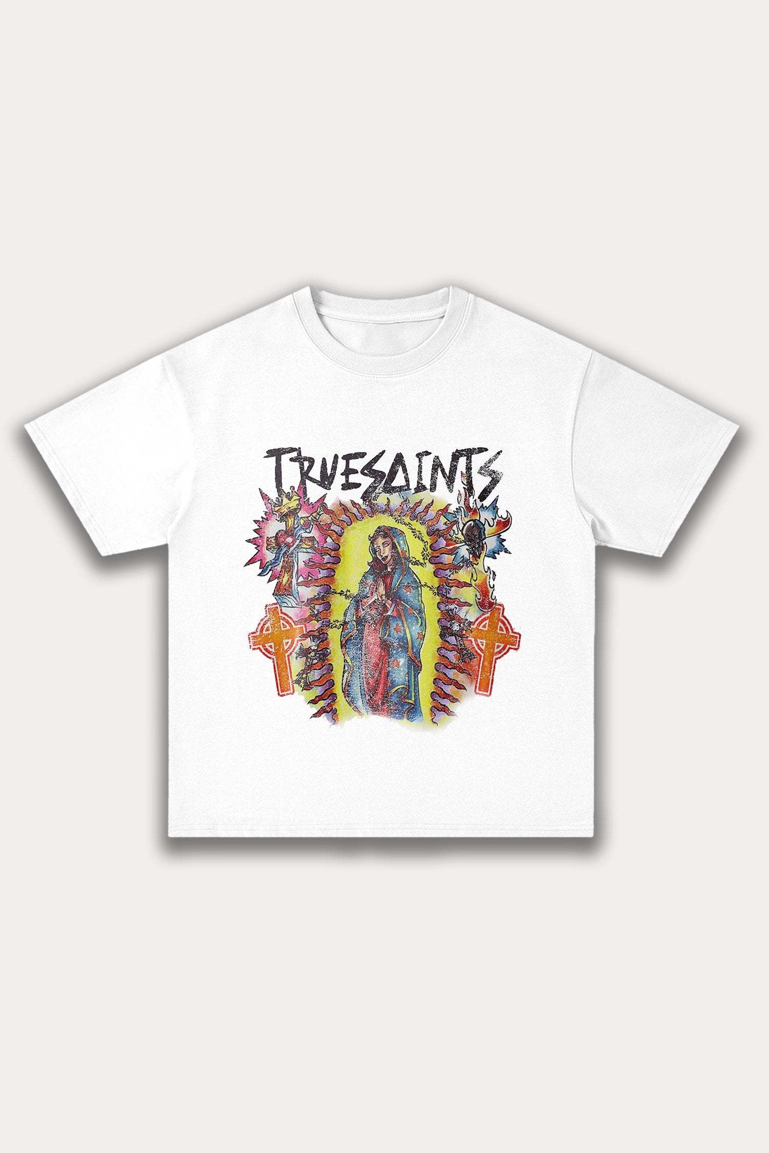 Evilnova Truesaints Cotton Oversize T-Shirt-Evilnova