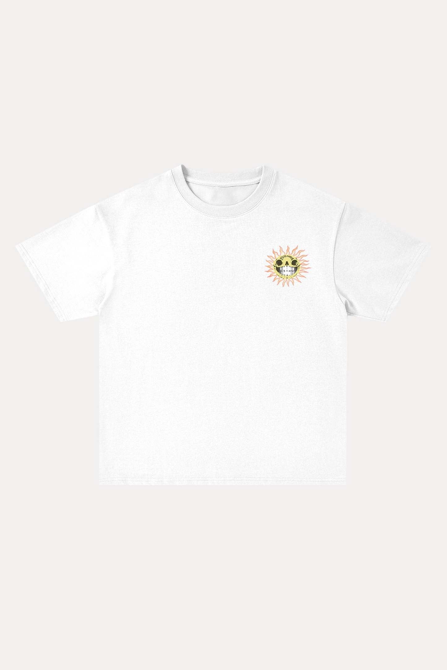 Evilnova The Grin of Doom Cotton Oversize T-Shirt-Evilnova