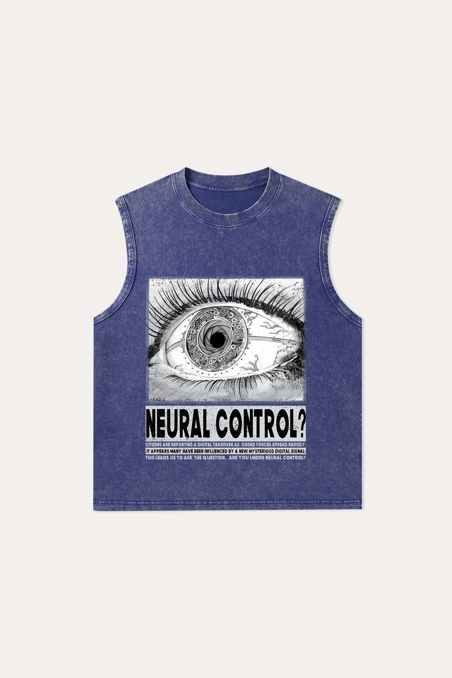 Evilnova Neural Control Washed Tank Top-Evilnova