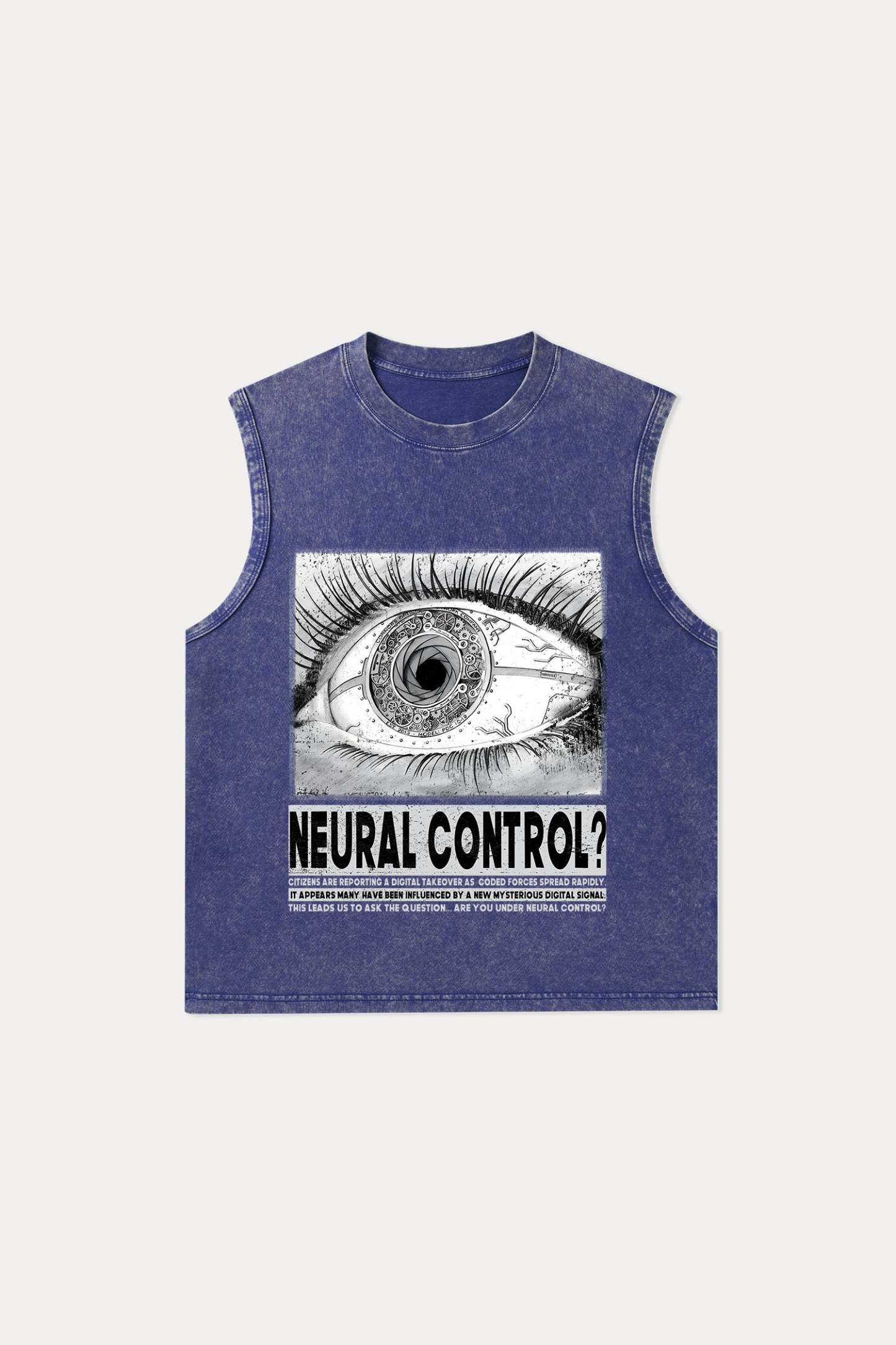 Evilnova Neural Control Washed Tank Top-Evilnova