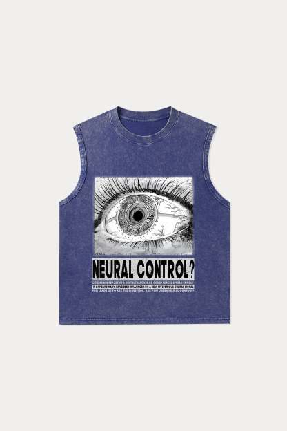 Evilnova Neural Control Washed Tank Top-Evilnova