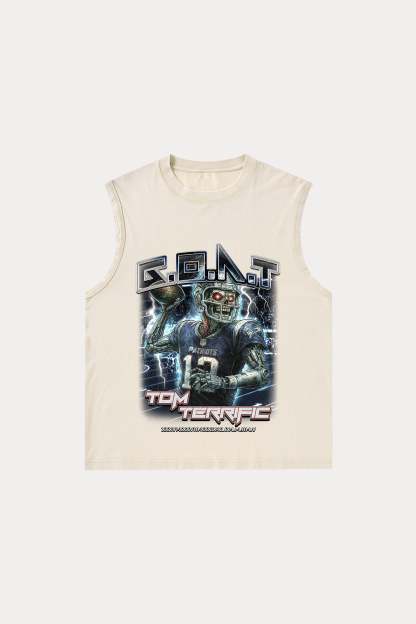 Evilnova Goat Washed Tank Top-Evilnova