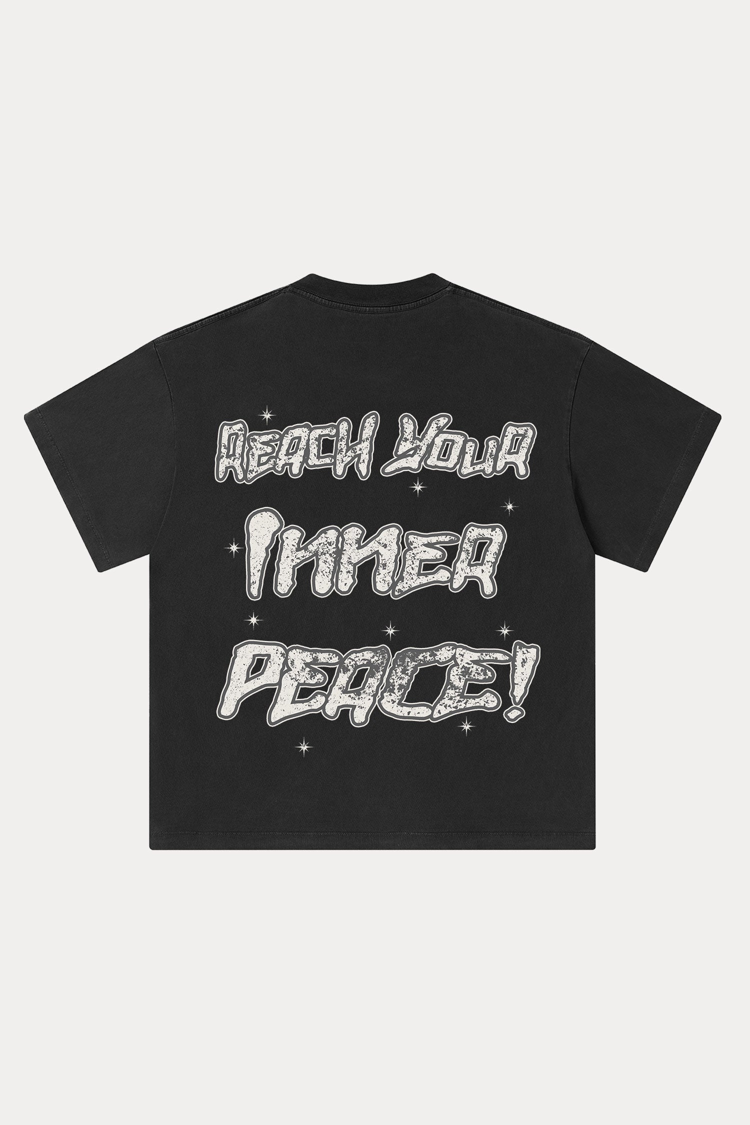 Evilnova Meditation Washed Streetwear T-Shirt-Evilnova