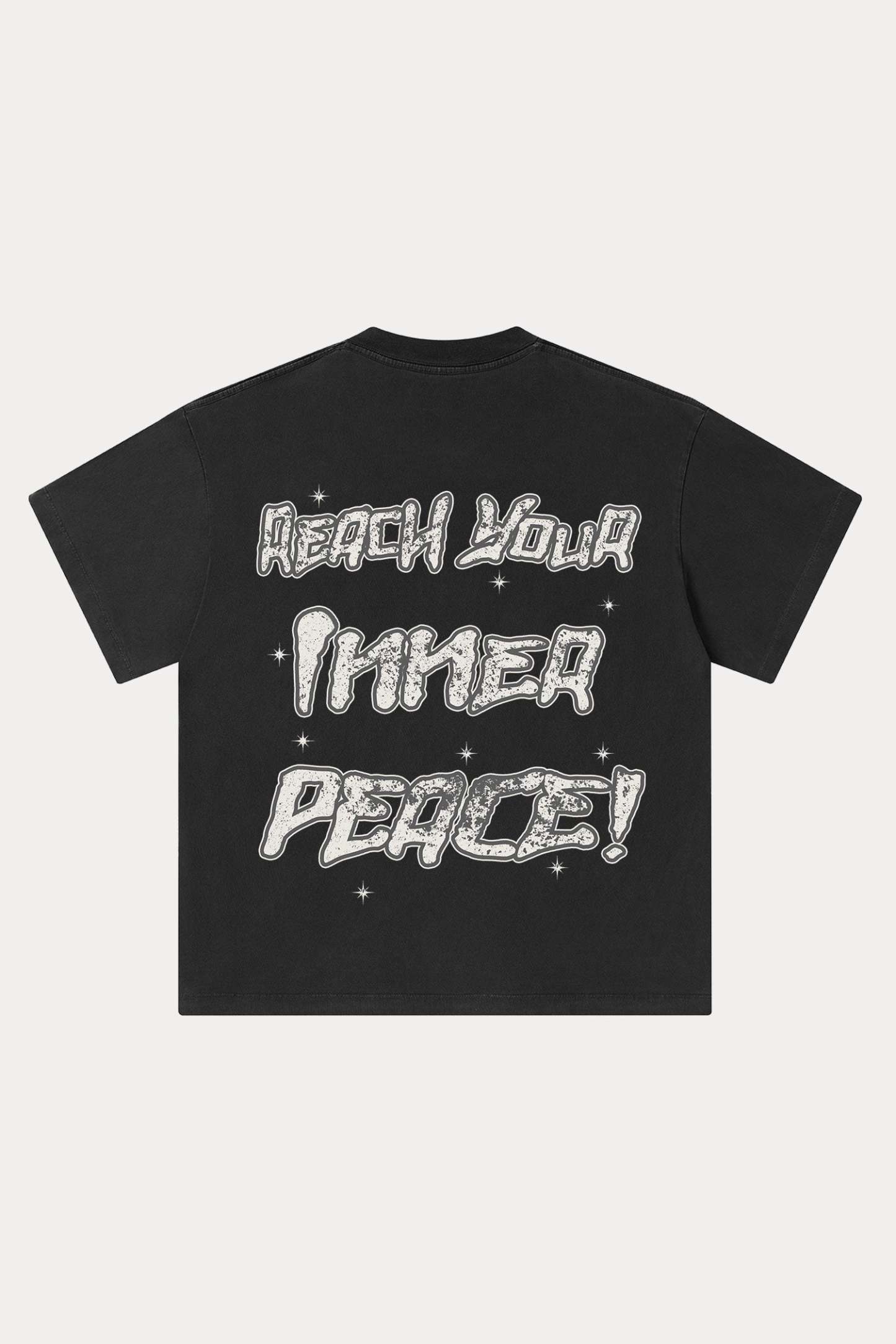 Evilnova Meditation Washed Streetwear T-Shirt-Evilnova