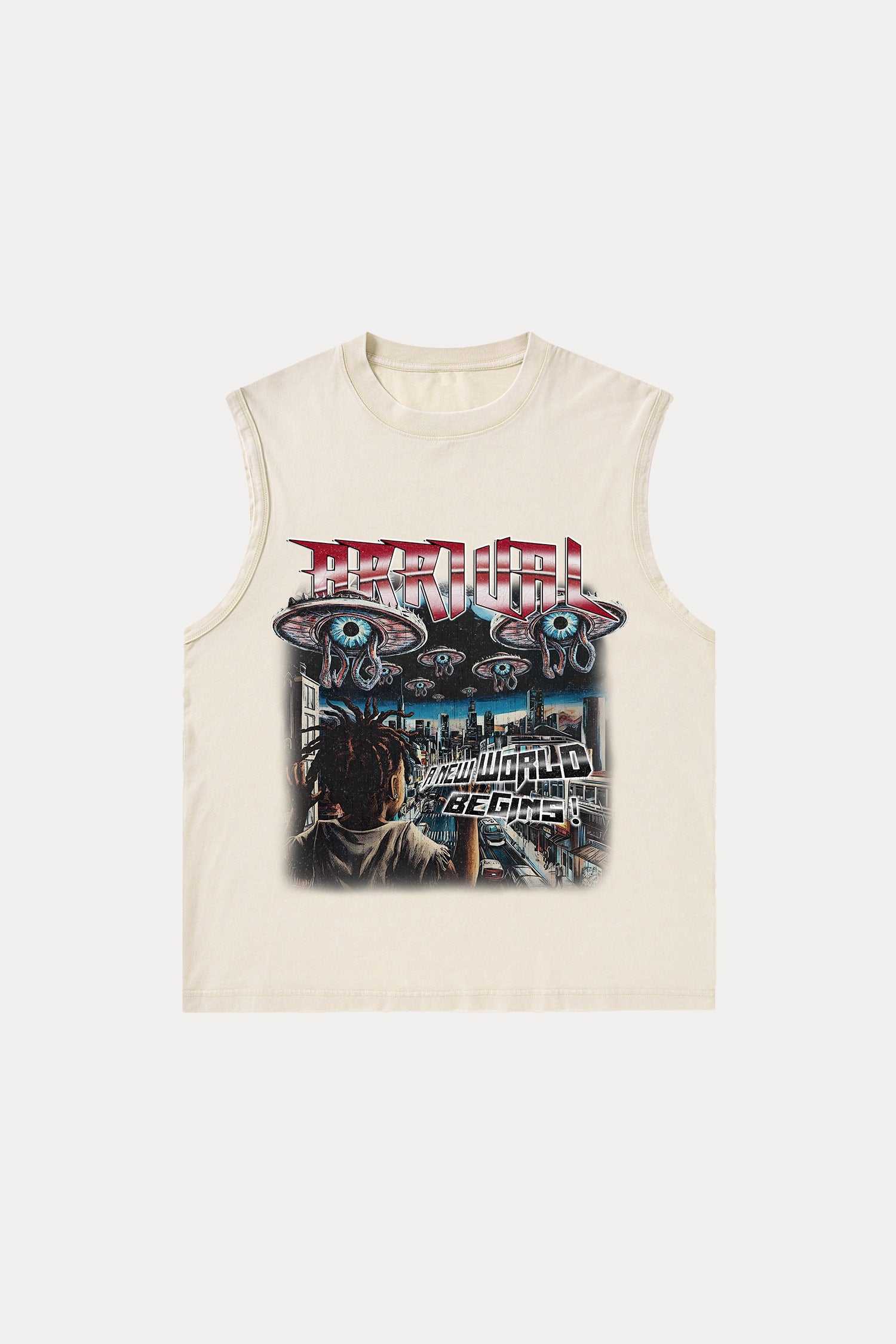 Evilnova Arrival Washed Tank Top-Evilnova