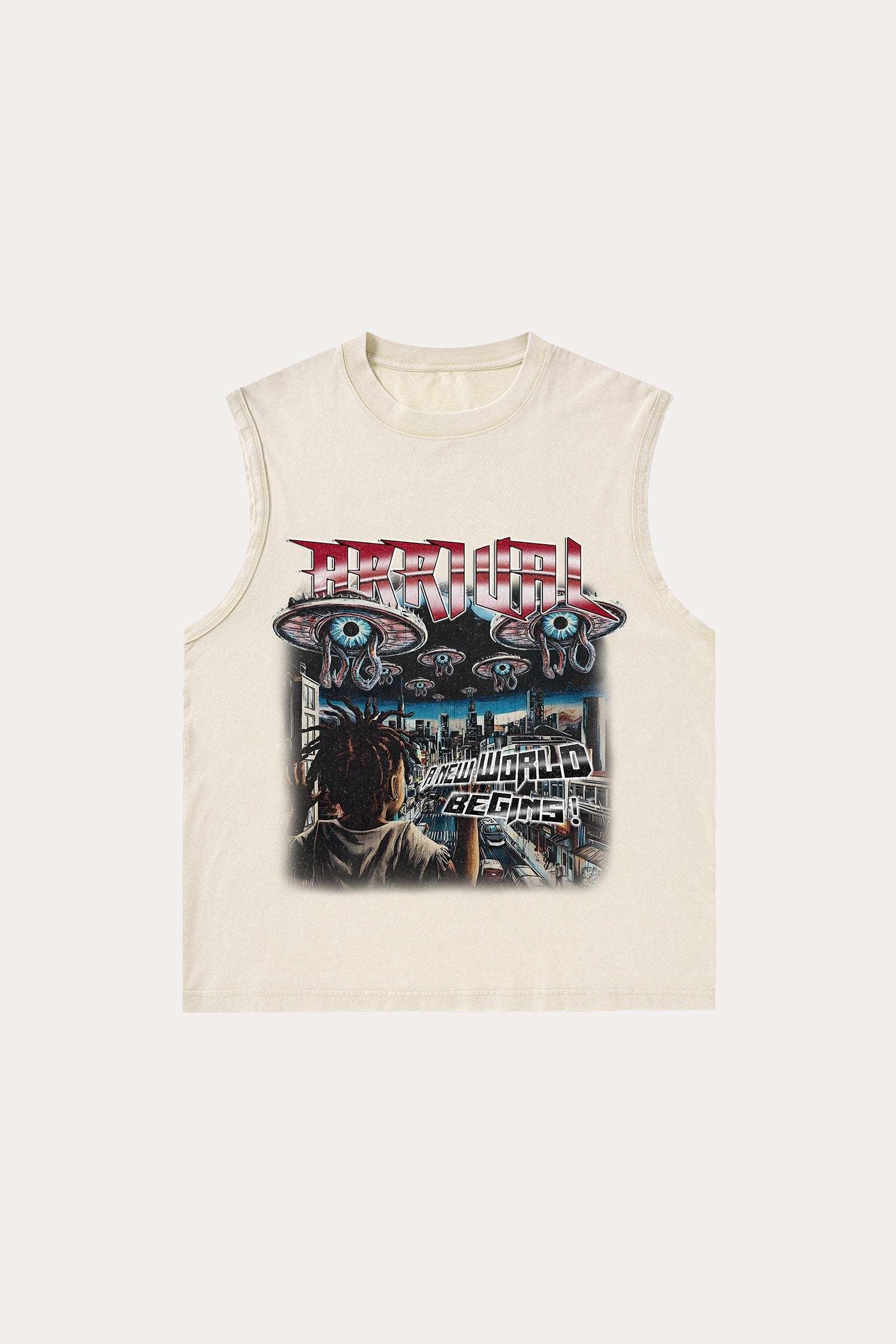 Evilnova Arrival Washed Tank Top-Evilnova