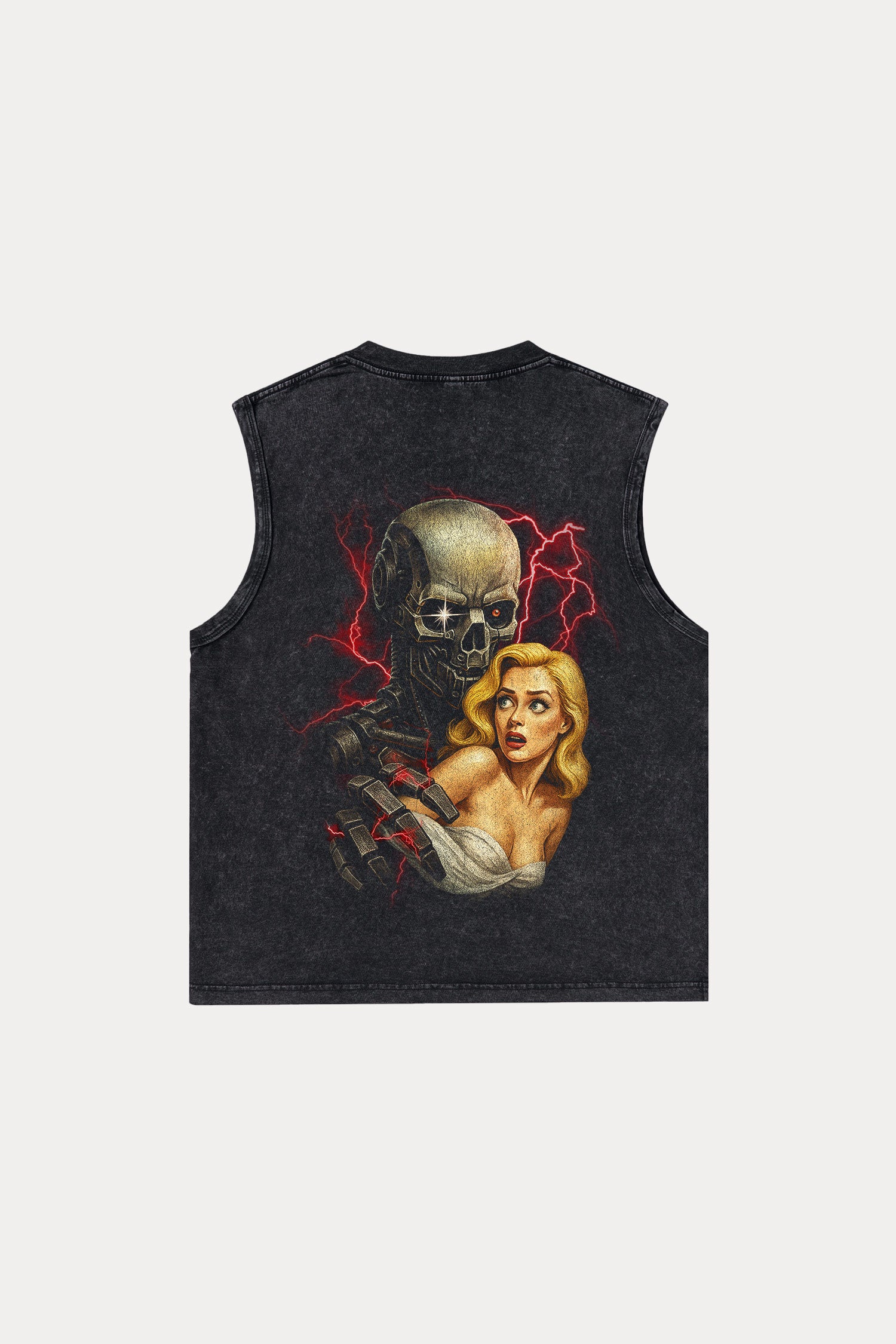 Evilnova Inferno Washed Tank Top-Evilnova