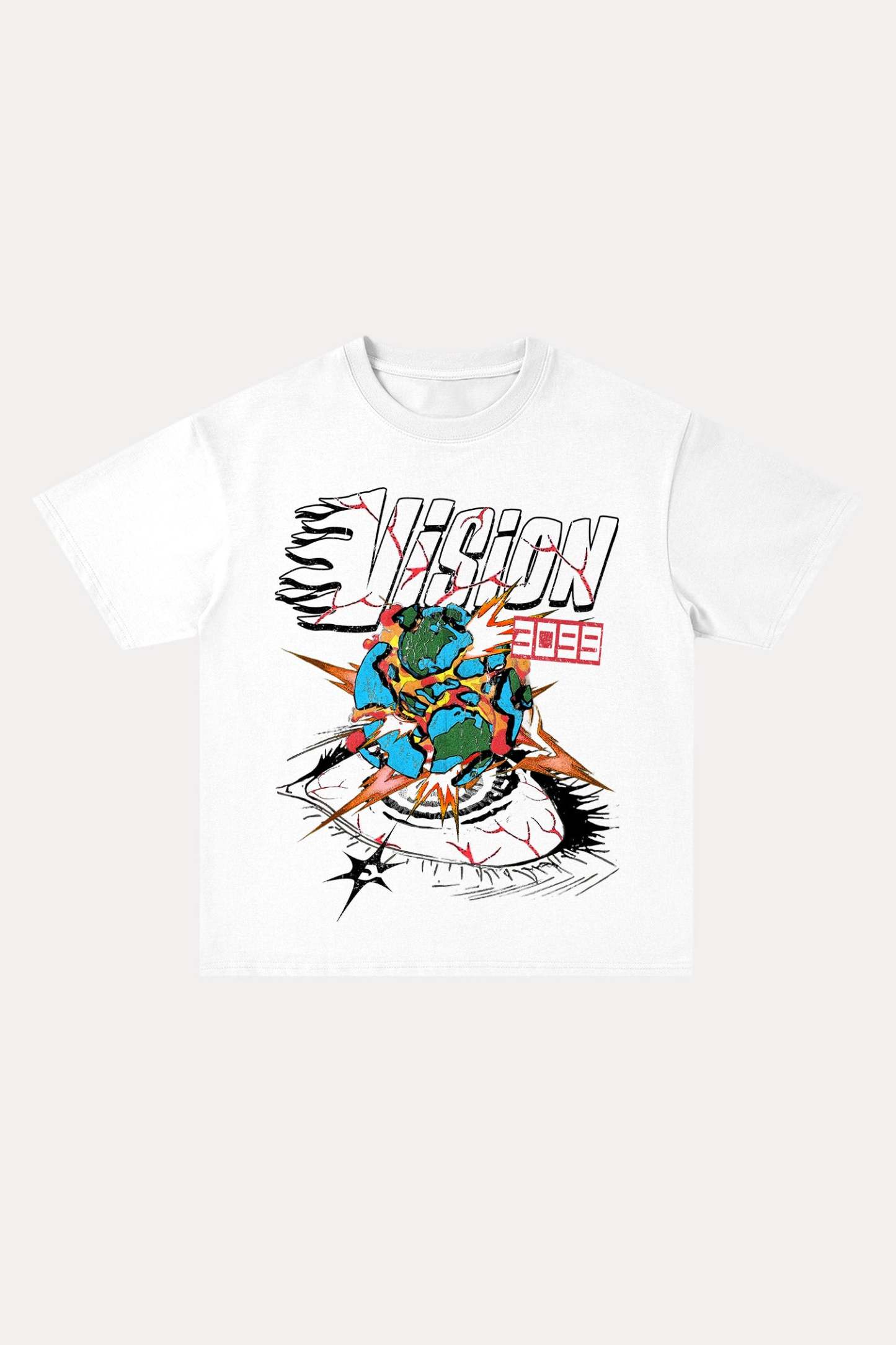 Evilnova Vision Cotton Oversize T-Shirt-Evilnova
