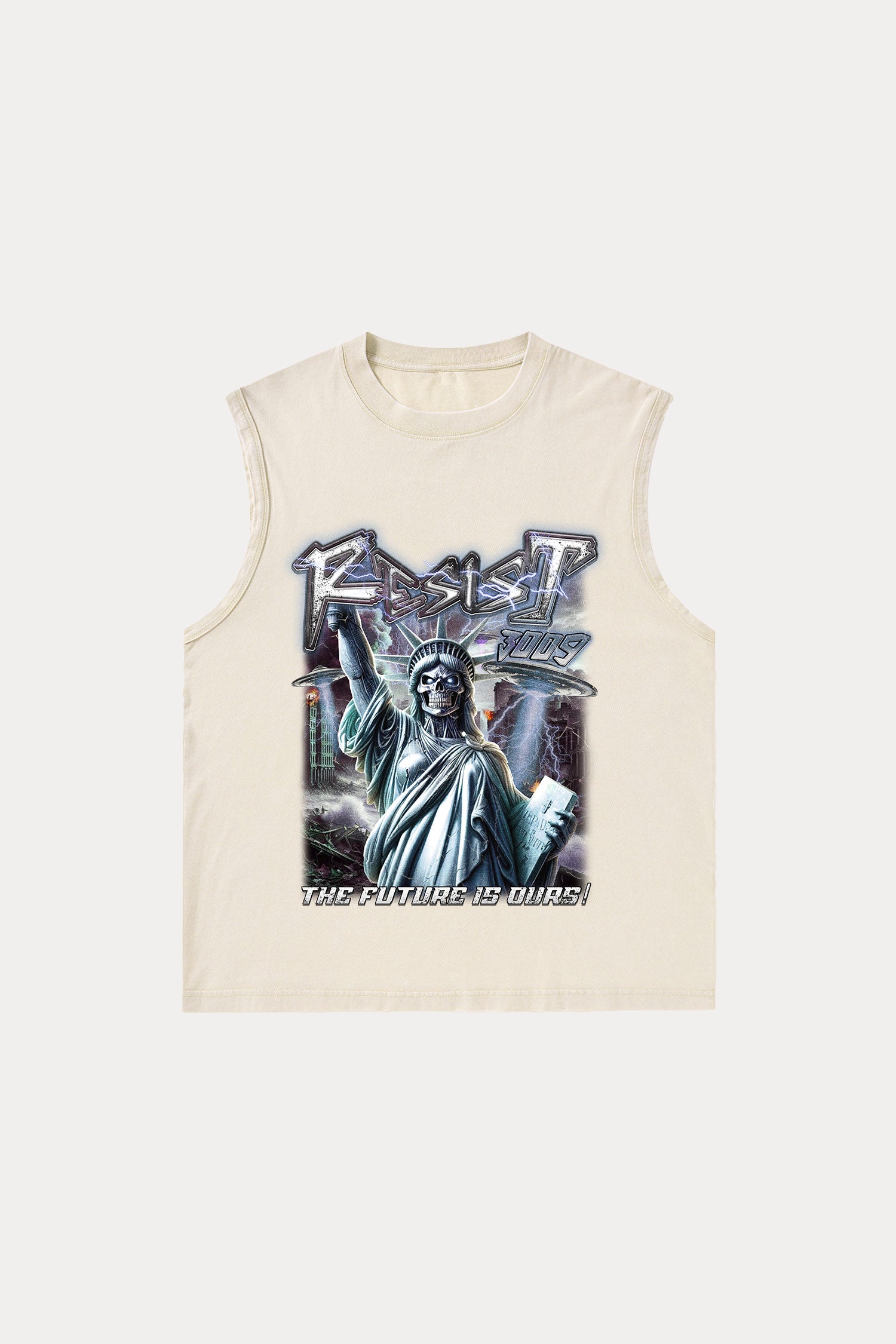 Evilnova Resist Washed Tank Top-Evilnova