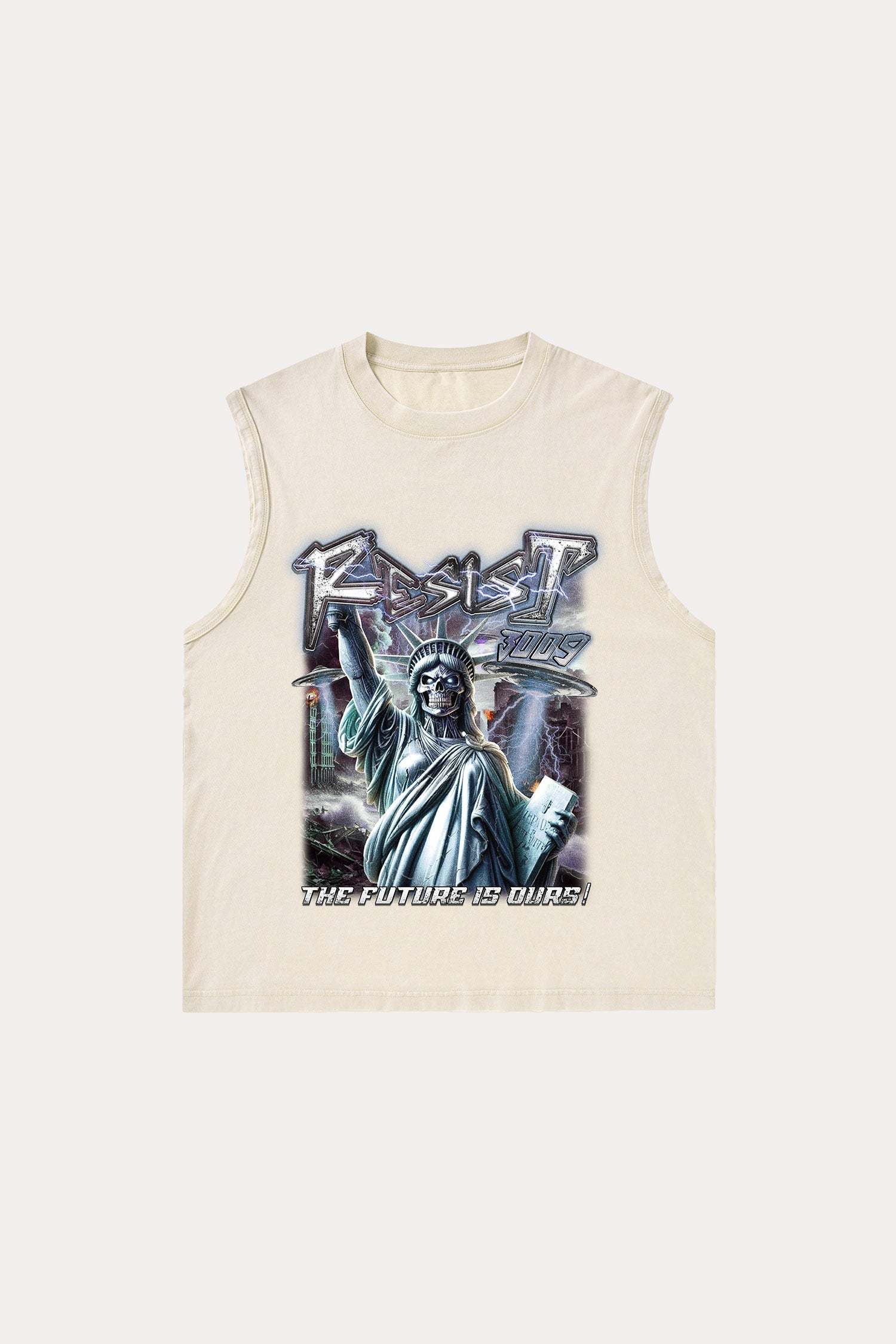 Evilnova Resist Washed Tank Top-Evilnova
