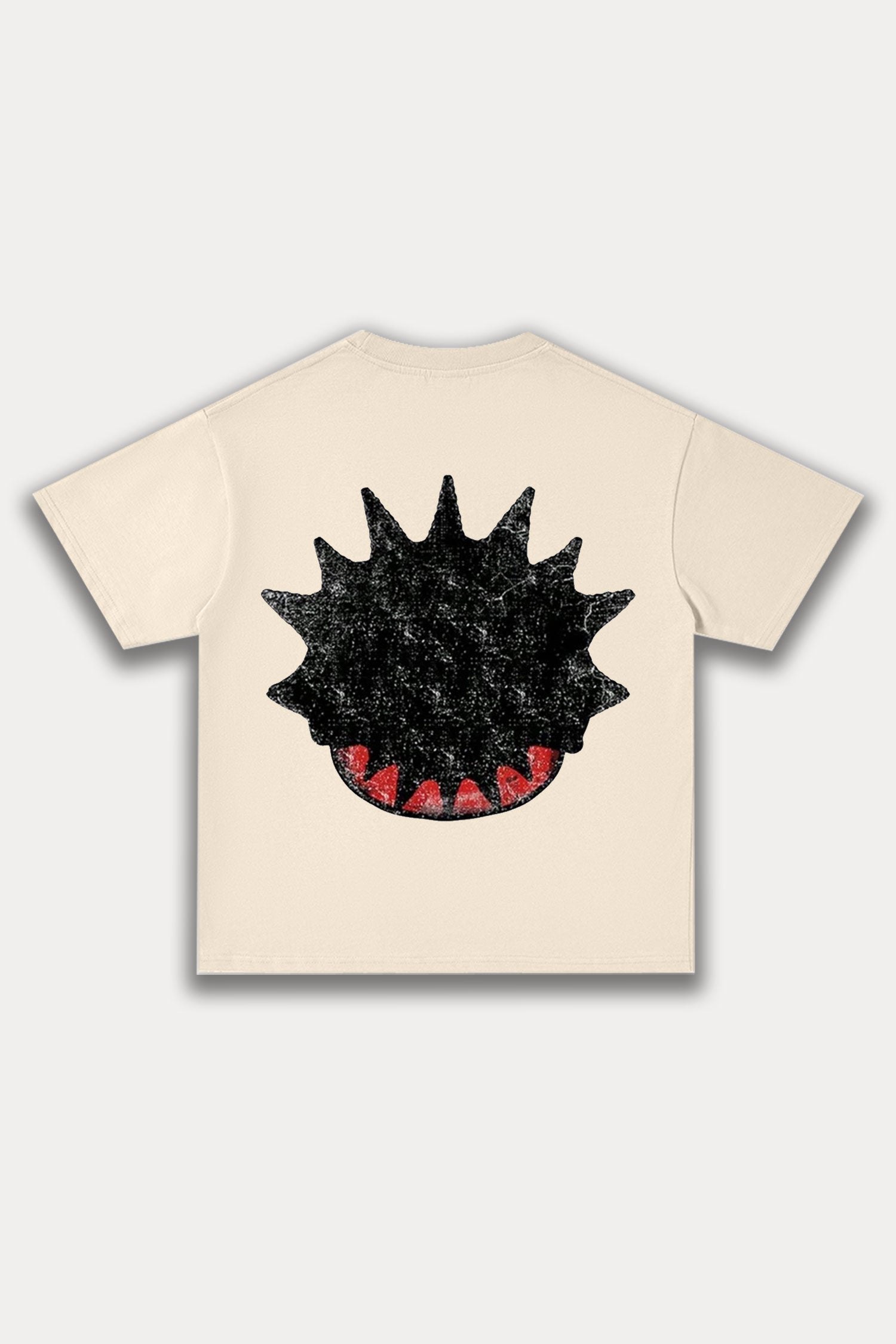 Evilnova Cartoon Characters Cotton Oversize T-Shirt-Evilnova