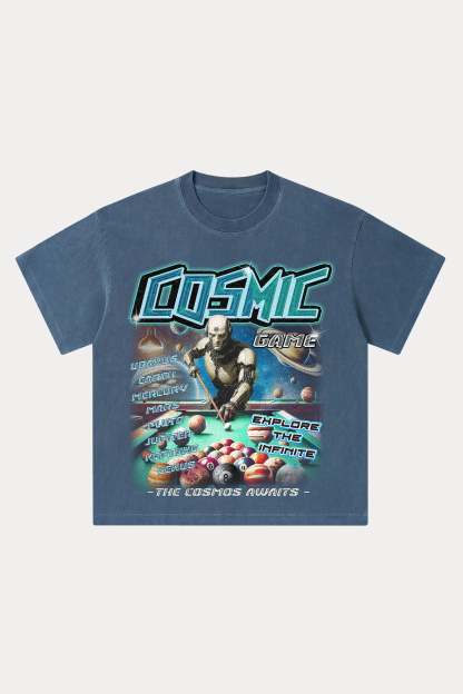 Evilnova Cosmis Washed Streetwear T-Shirt-Evilnova