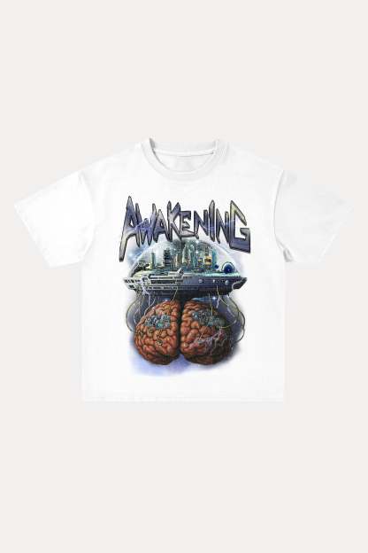 Evilnova Awakening Cotton Oversize T-Shirt-Evilnova