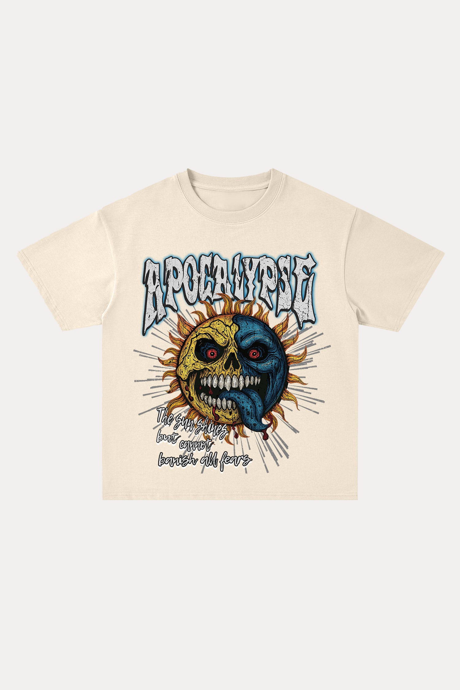 Evilnova Apocalypse Cotton Oversize T-Shirt-Evilnova