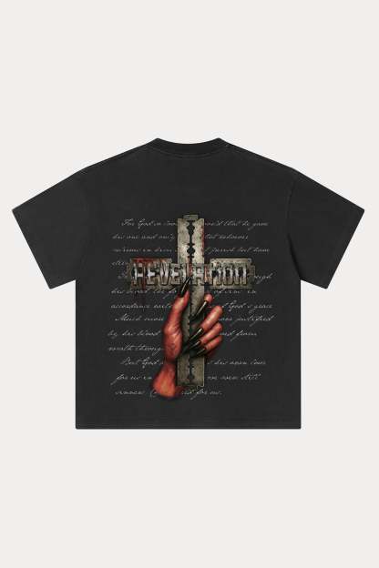 Evilnova Revelation Washed Streetwear T-Shirt-Evilnova