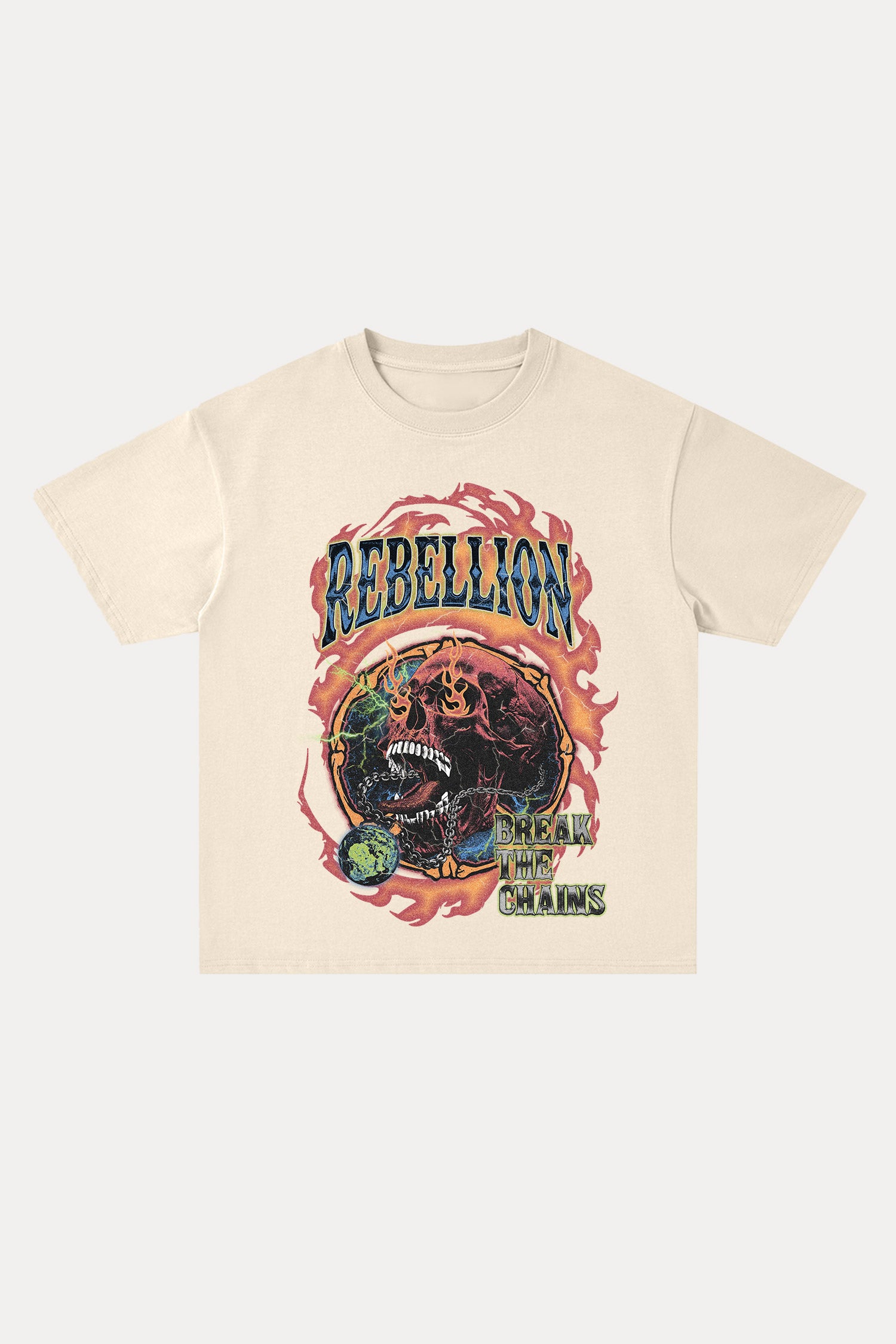 Evilnova Rebellion Cotton Oversize T-Shirt-Evilnova