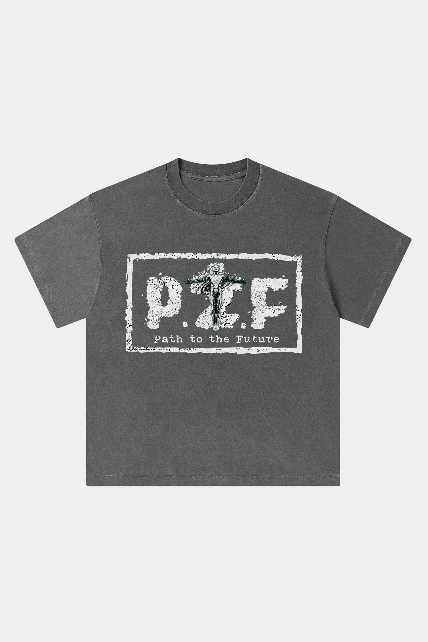 Evilnova P2F Washed Streetwear T-Shirt-Evilnova