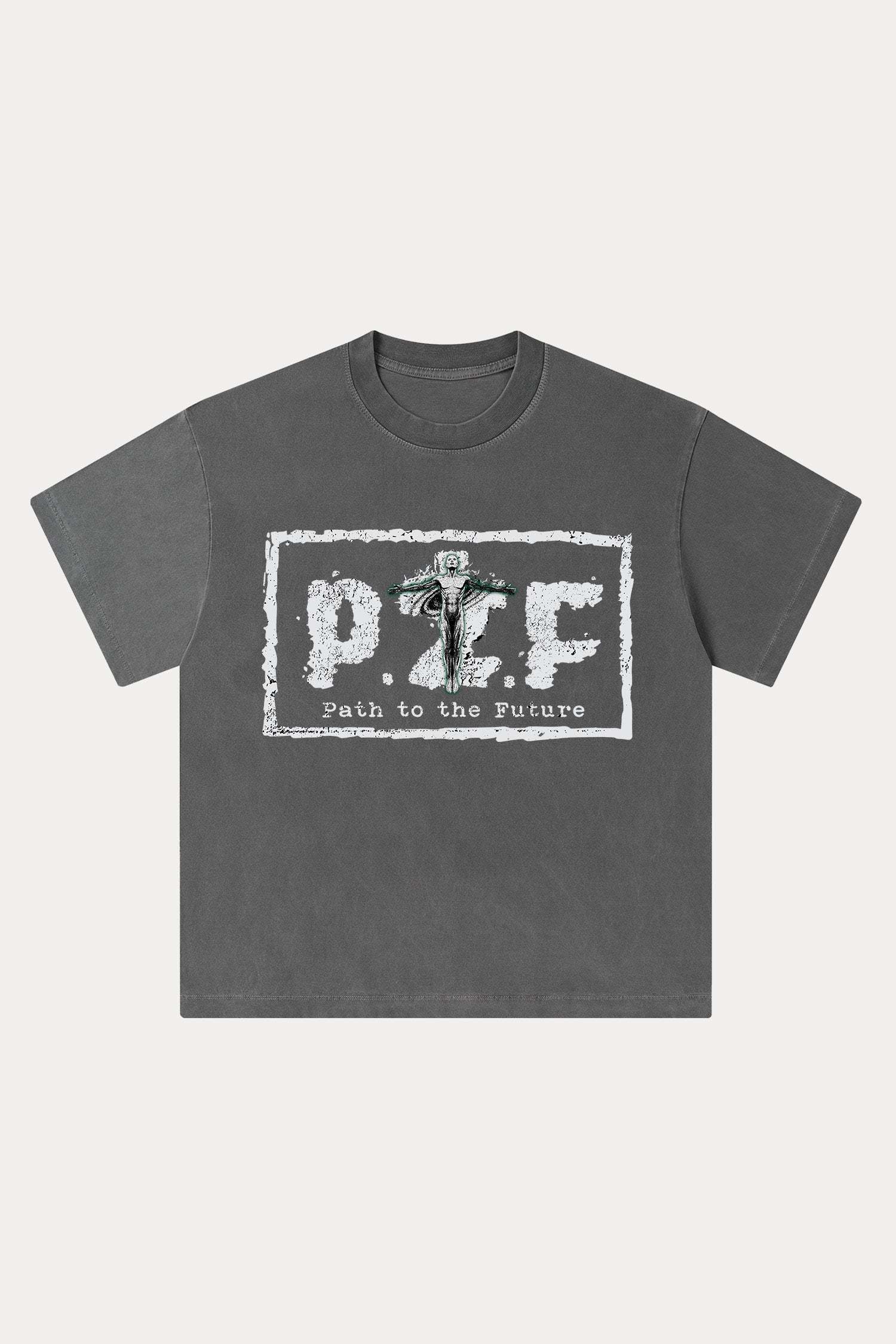 Evilnova P2F Washed Streetwear T-Shirt-Evilnova