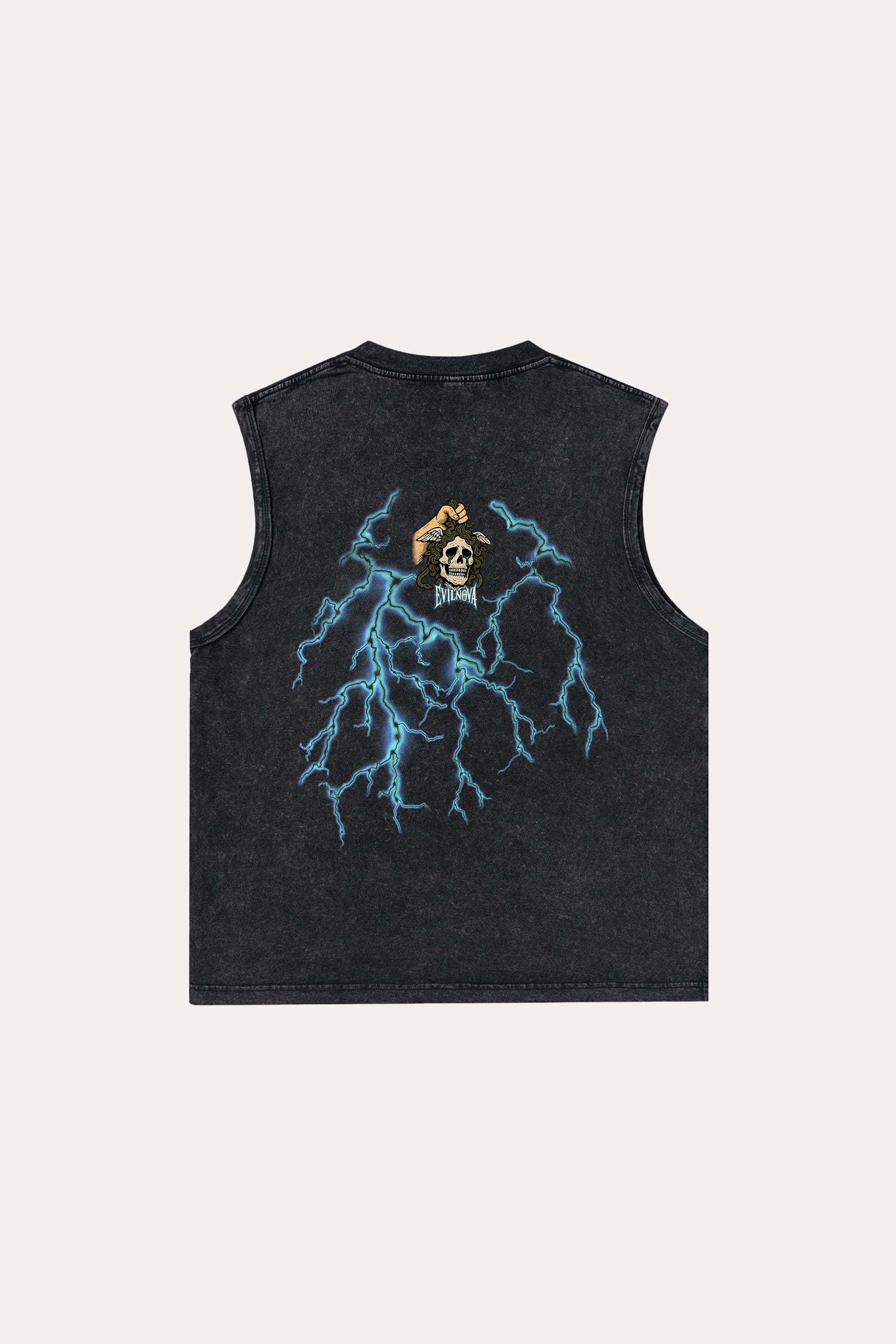 Evilnova Judgment Washed Tank Top-Evilnova