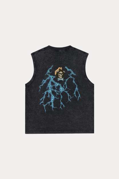 Evilnova Judgment Washed Tank Top-Evilnova