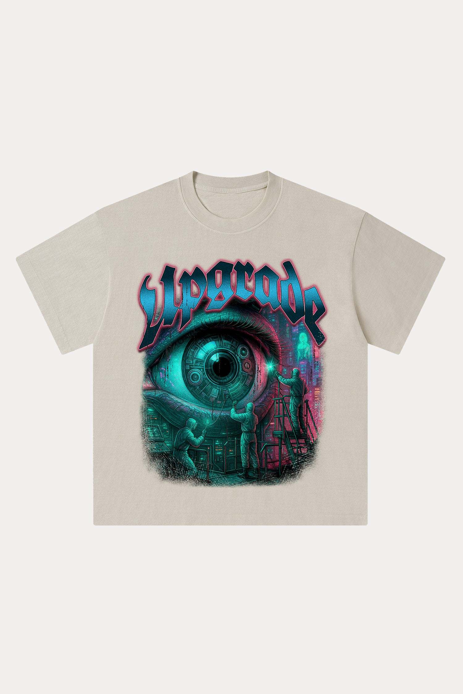 Evilnova Upgrade Washed Streetwear T-Shirt-Evilnova