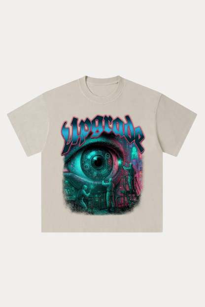 Evilnova Upgrade Washed Streetwear T-Shirt-Evilnova