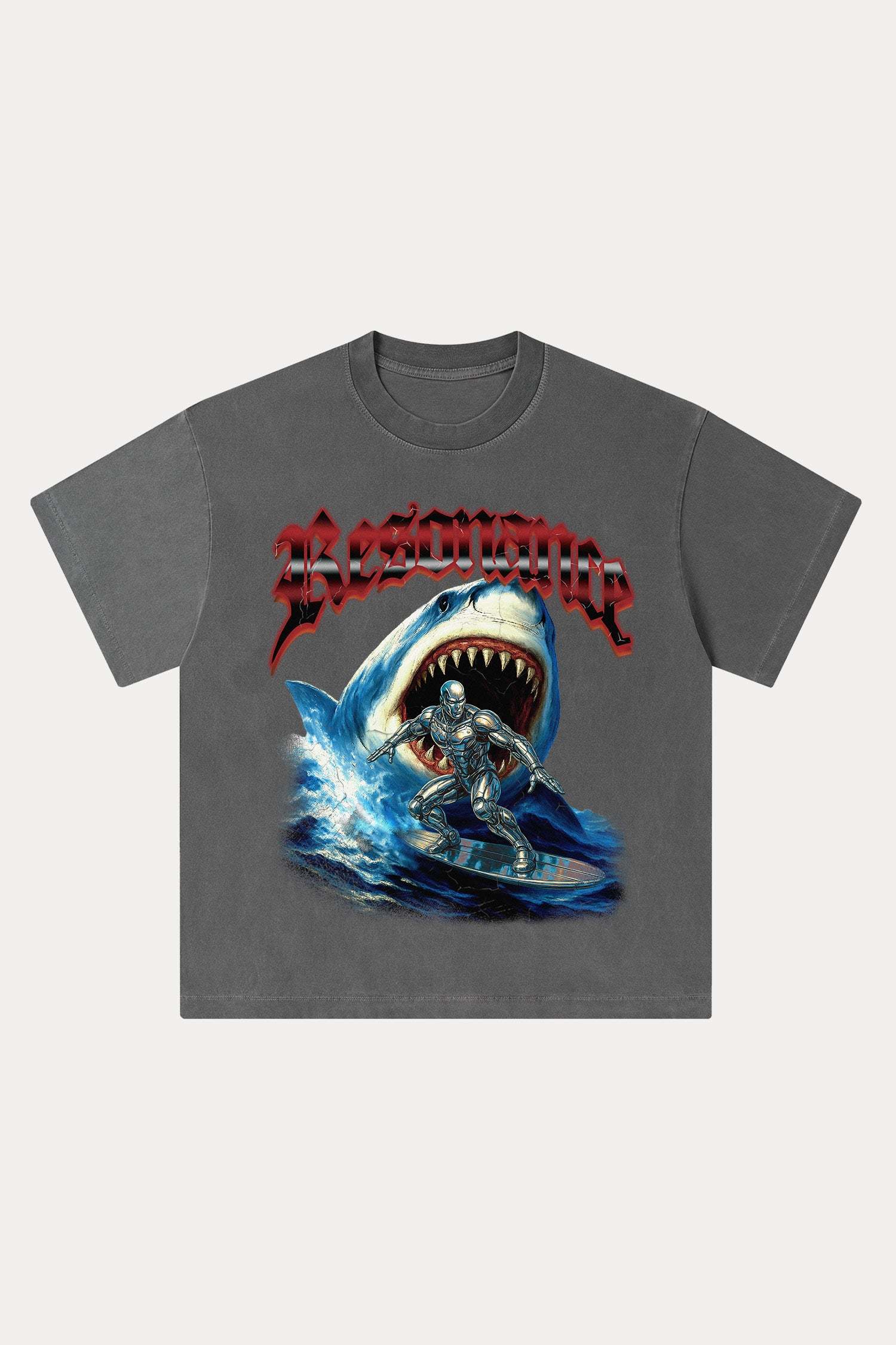 Evilnova Resonance Washed Streetwear T-Shirt-Evilnova