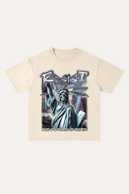 Evilnova Resist Cotton Oversize T-Shirt-Evilnova