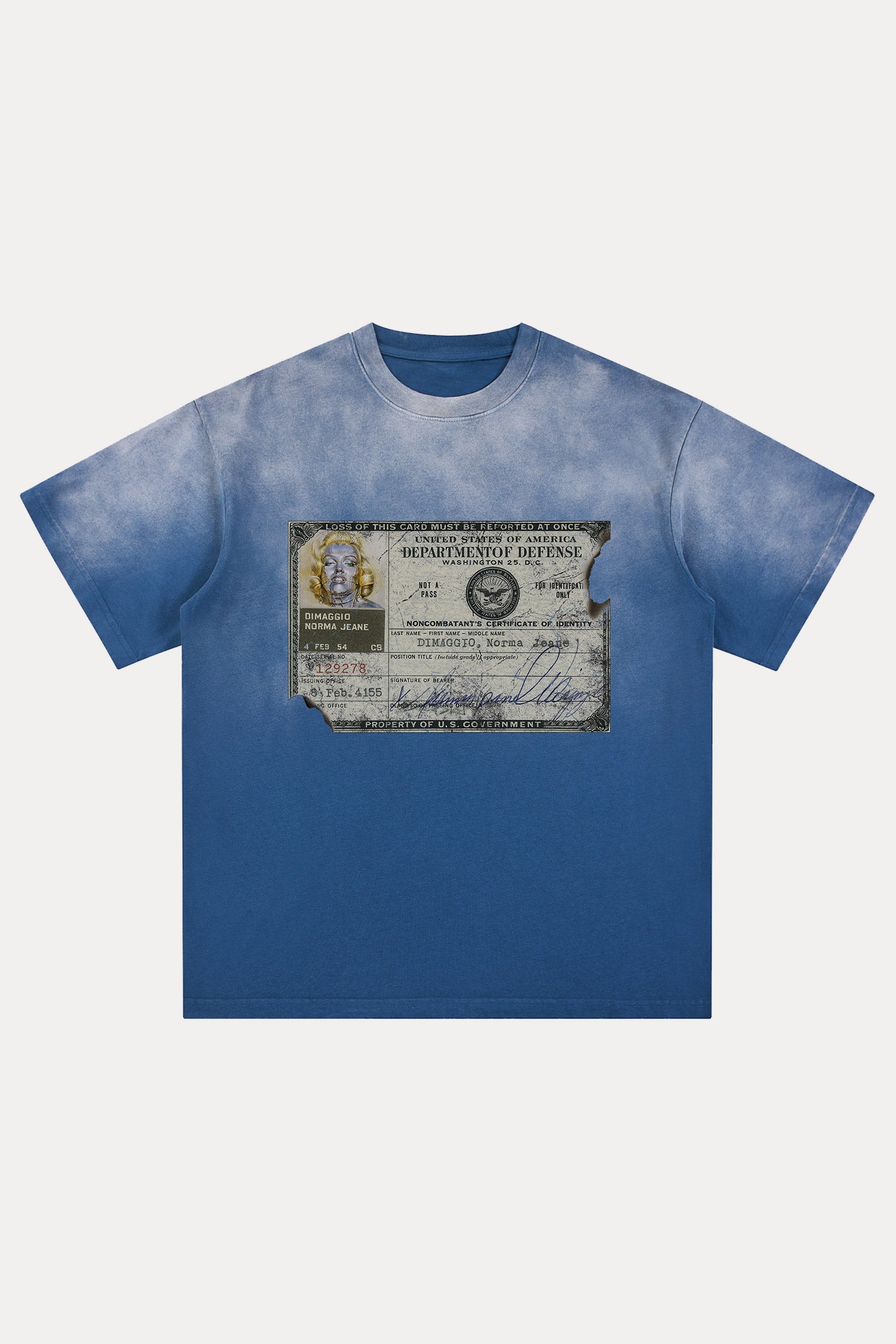Evilnova Identity Distressed Washed T-Shirt-Evilnova