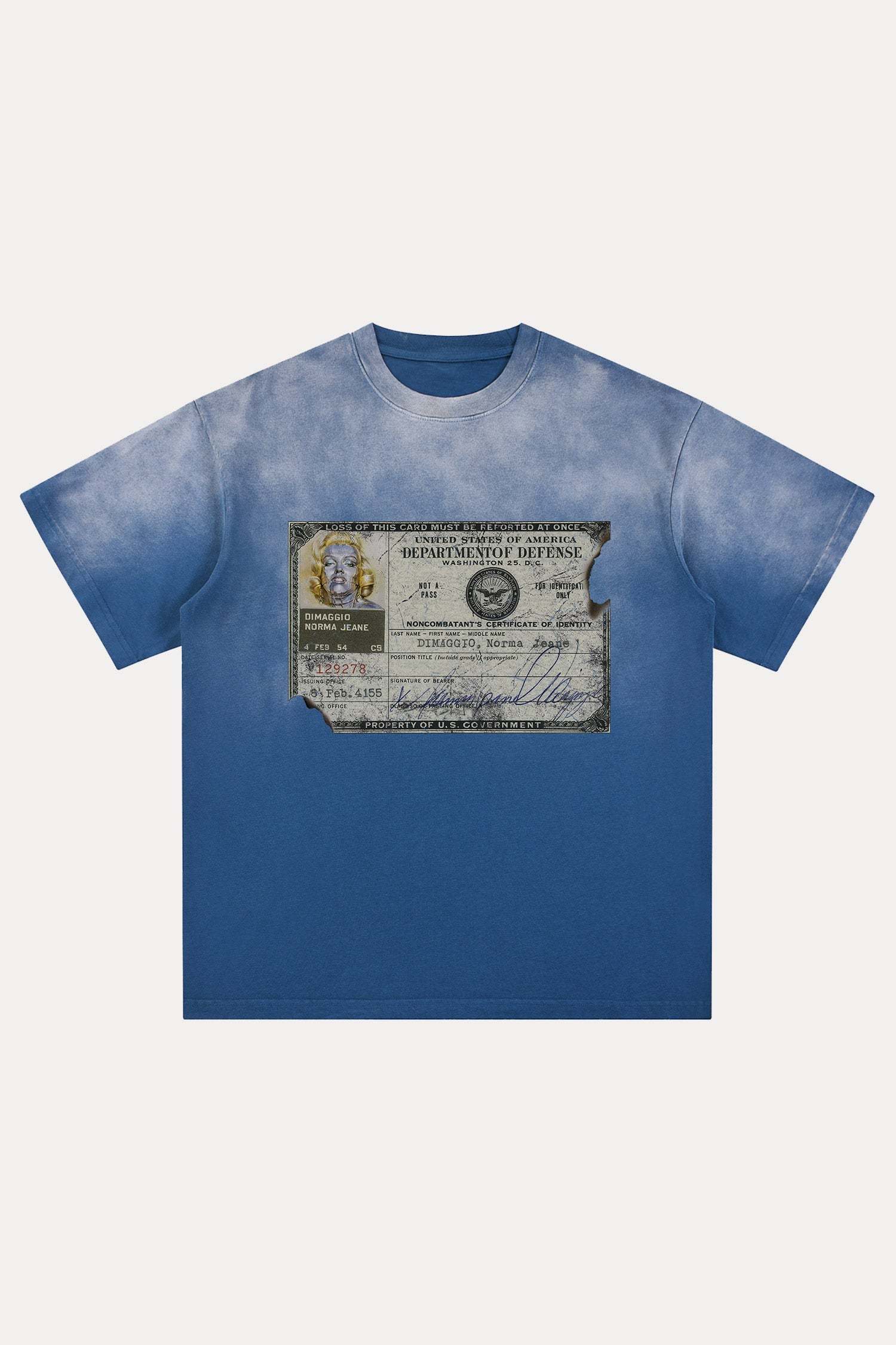 Evilnova Identity Distressed Washed T-Shirt-Evilnova