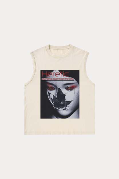Evilnova Heretic Washed Tank Top-Evilnova