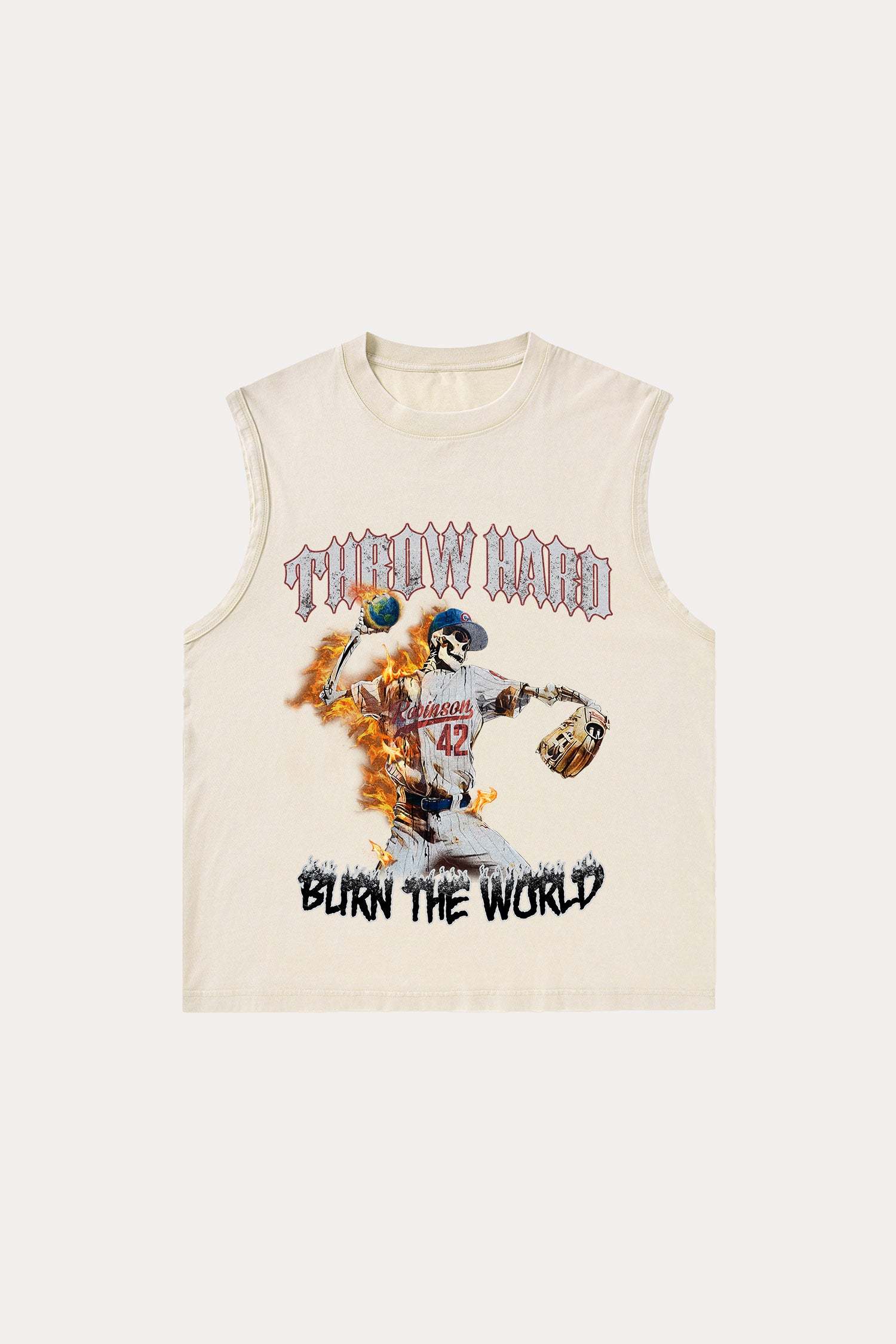 Evilnova Throw Hard Washed Tank Top-Evilnova
