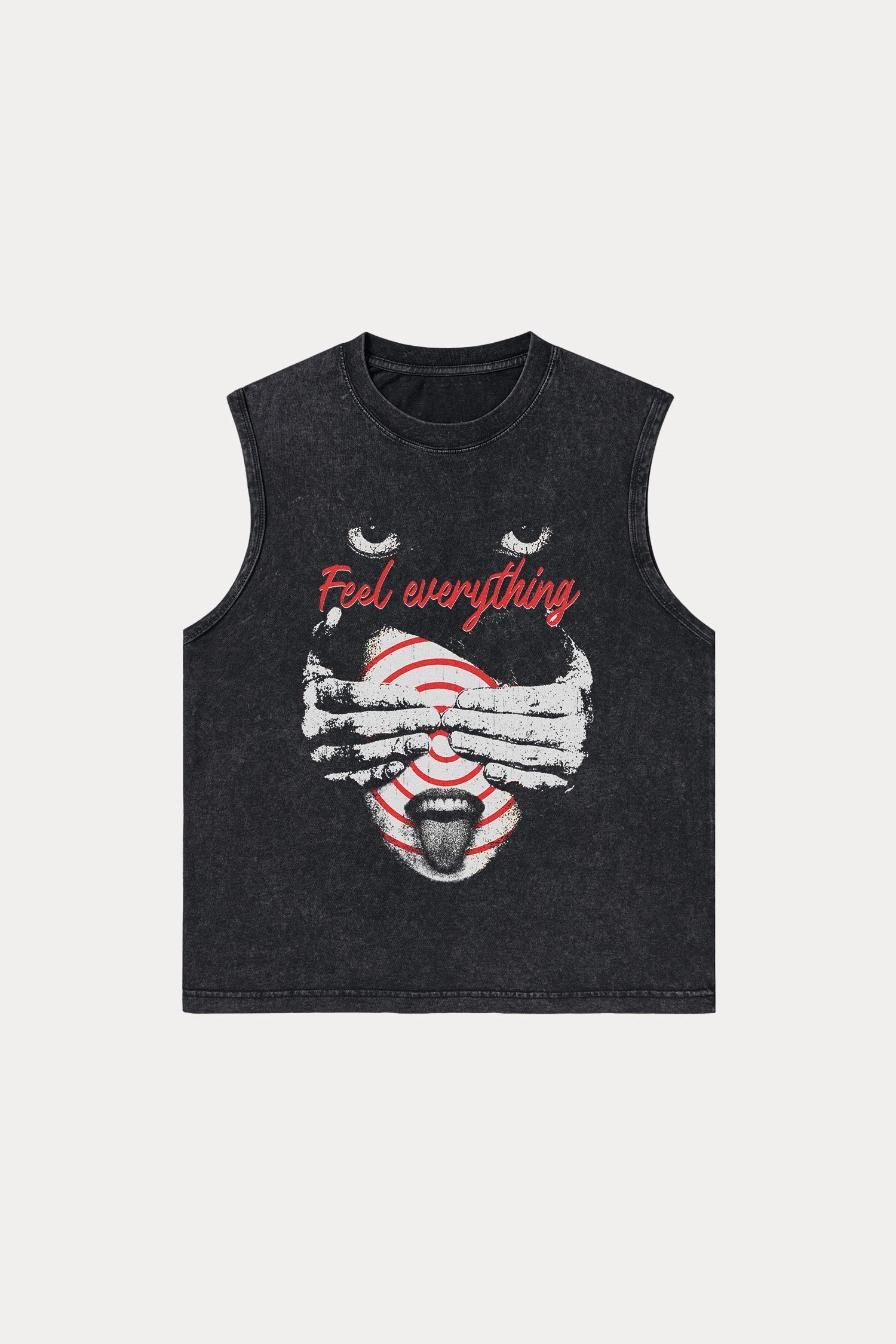 Evilnova Feel Everything Washed Tank Top-Evilnova