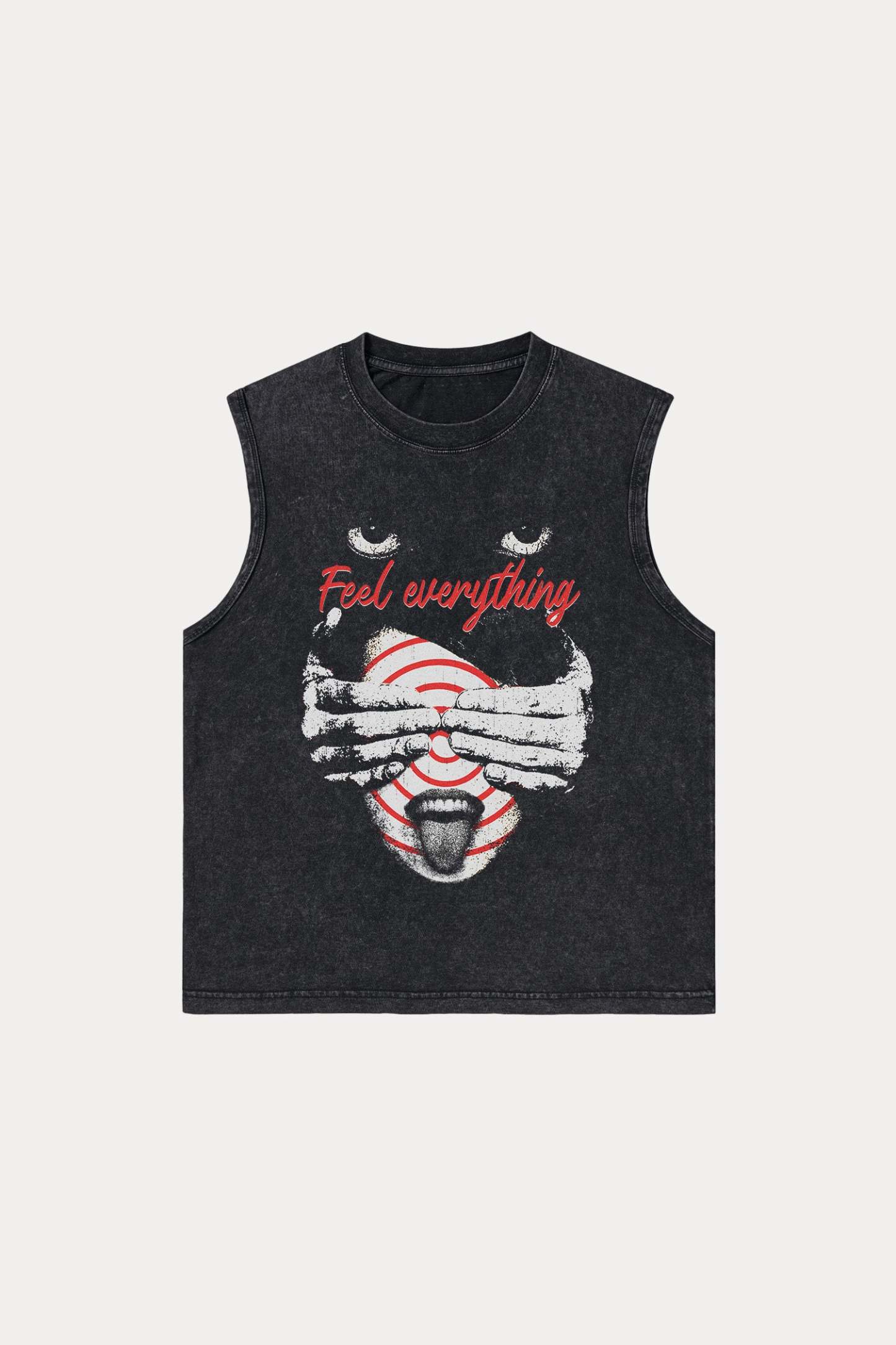 Evilnova Feel Everything Washed Tank Top-Evilnova